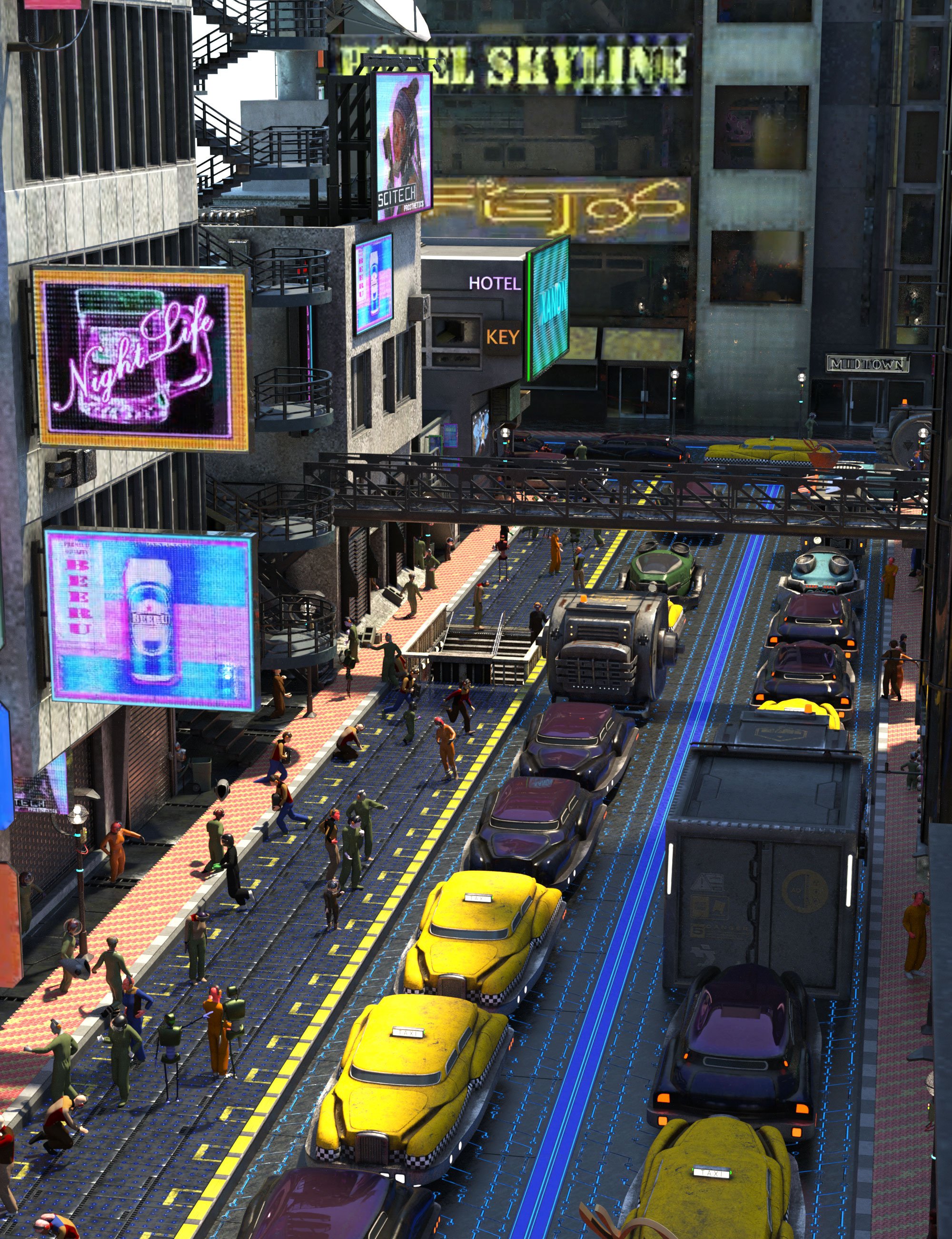 LowPoly Crowd Creator Expansion: Outer Rim