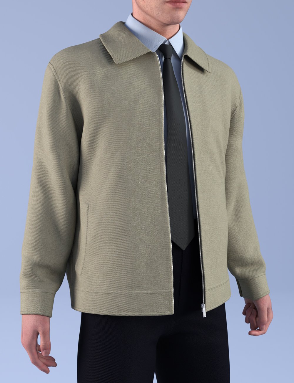 dForce HnC25 Men's Office Outfits for Genesis 9 by: IH Kang, 3D Models by Daz 3D