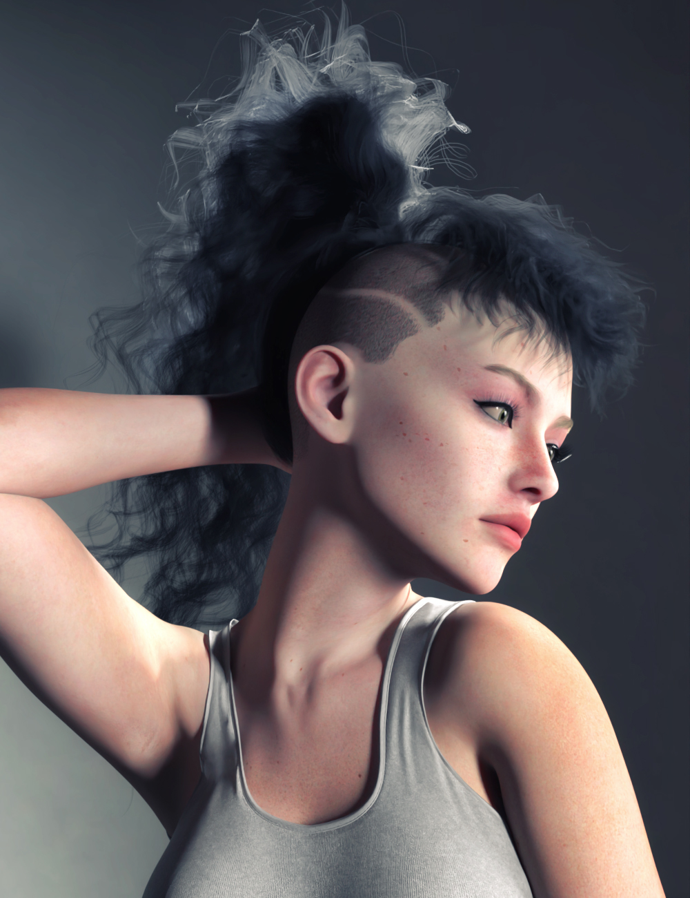 dForce CS Jessica Hair for Genesis 9 | Daz 3D