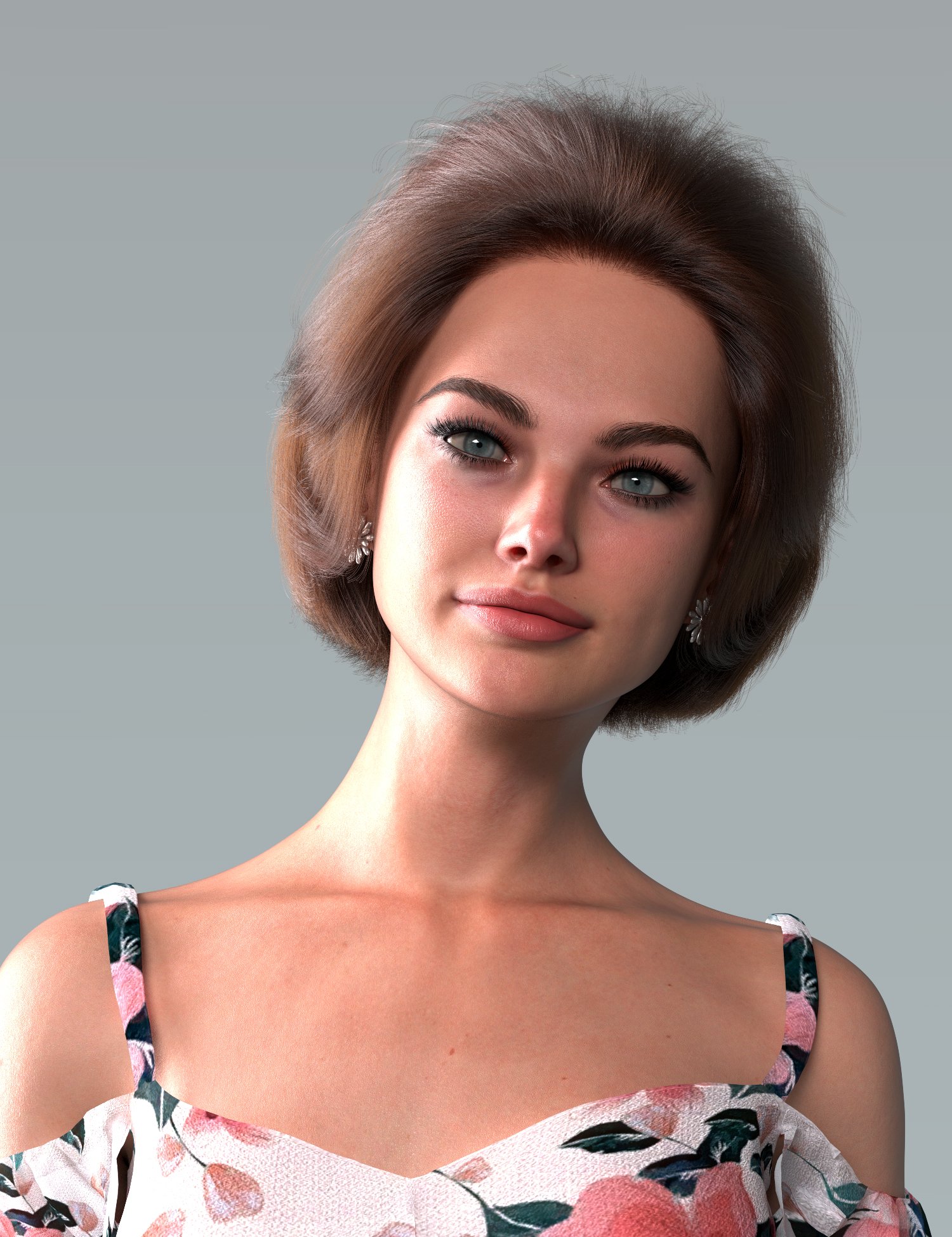 dforce Short Morphing Hair for Genesis 9