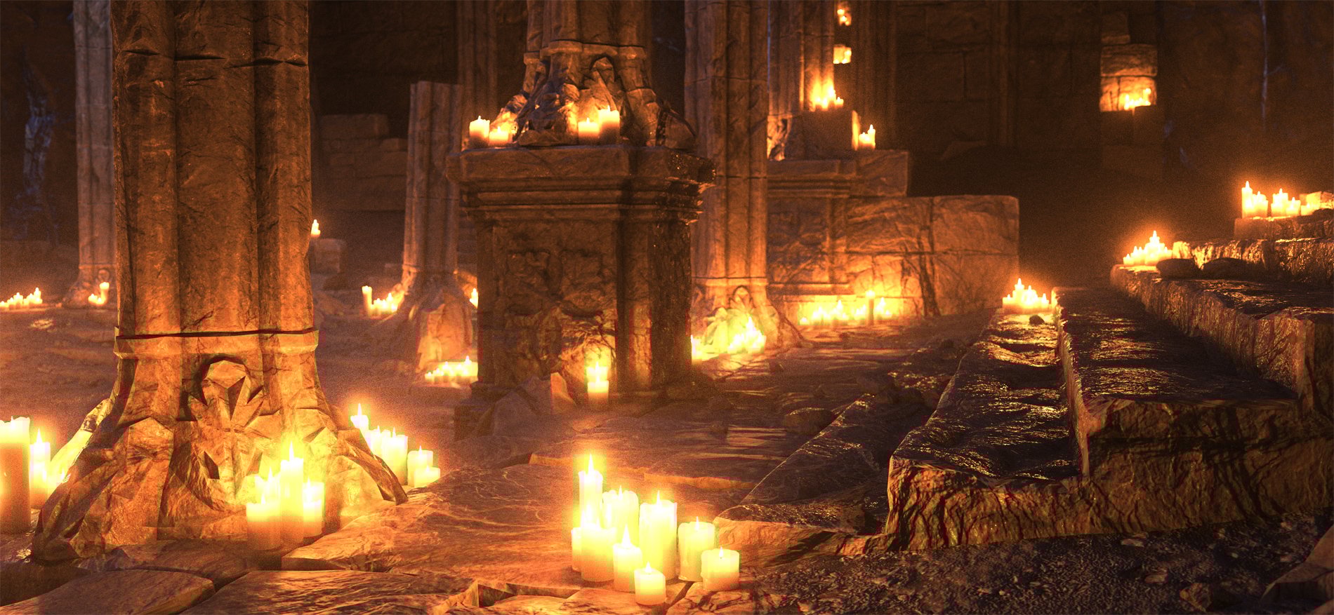 The Temple Below by Candlelight Add-on