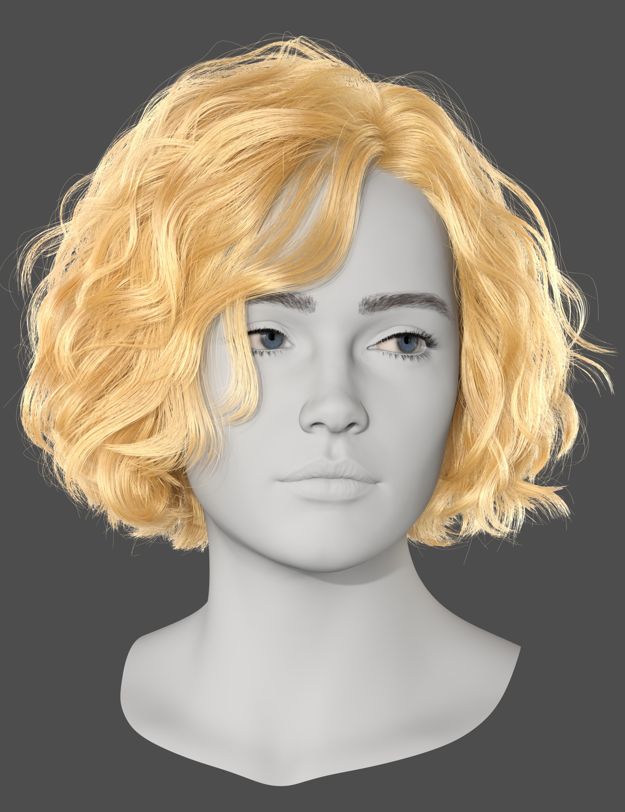 HS Viola Hair For Genesis 9