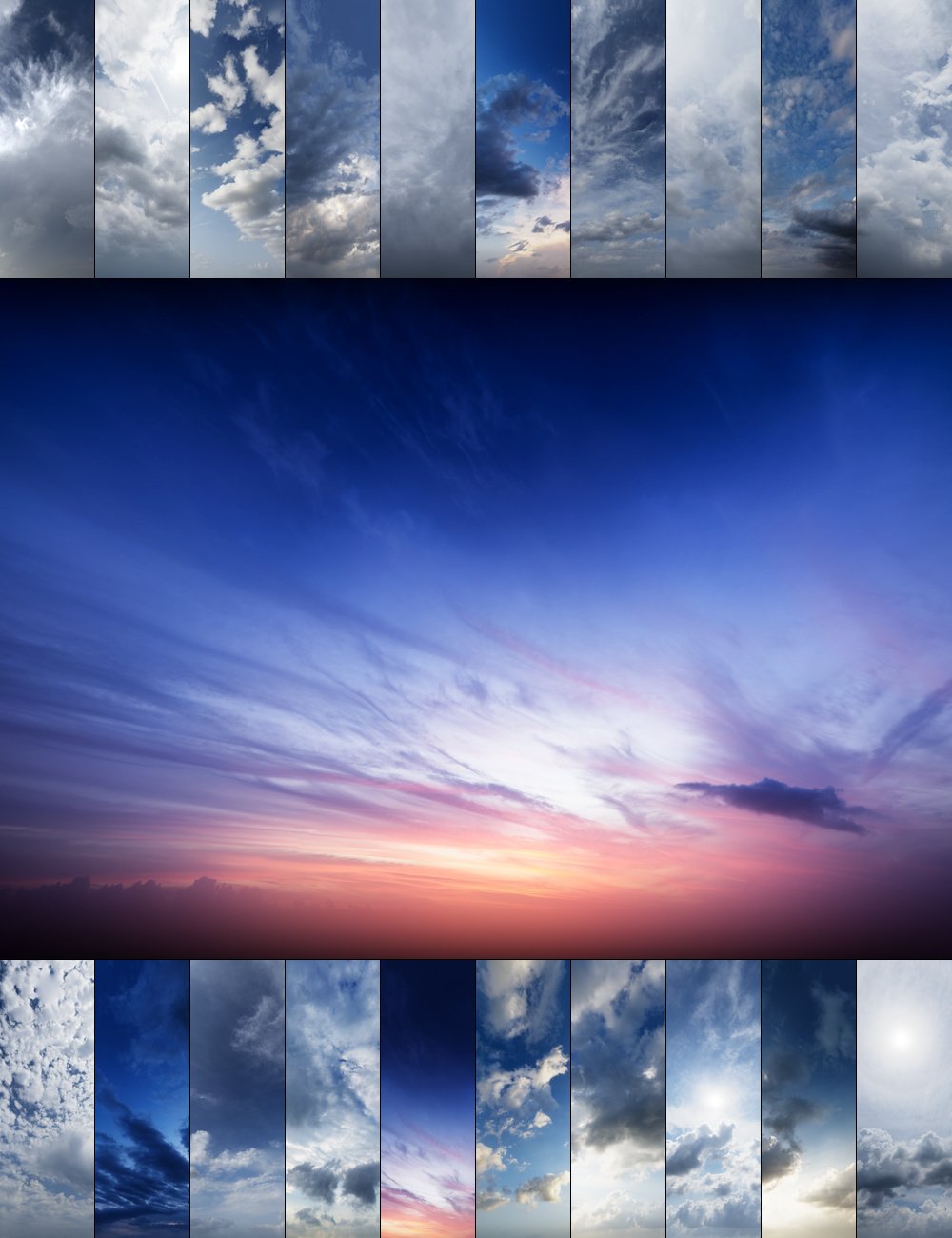 Atmospheric Skies 16k HDRIs with Optimized VDB Haze