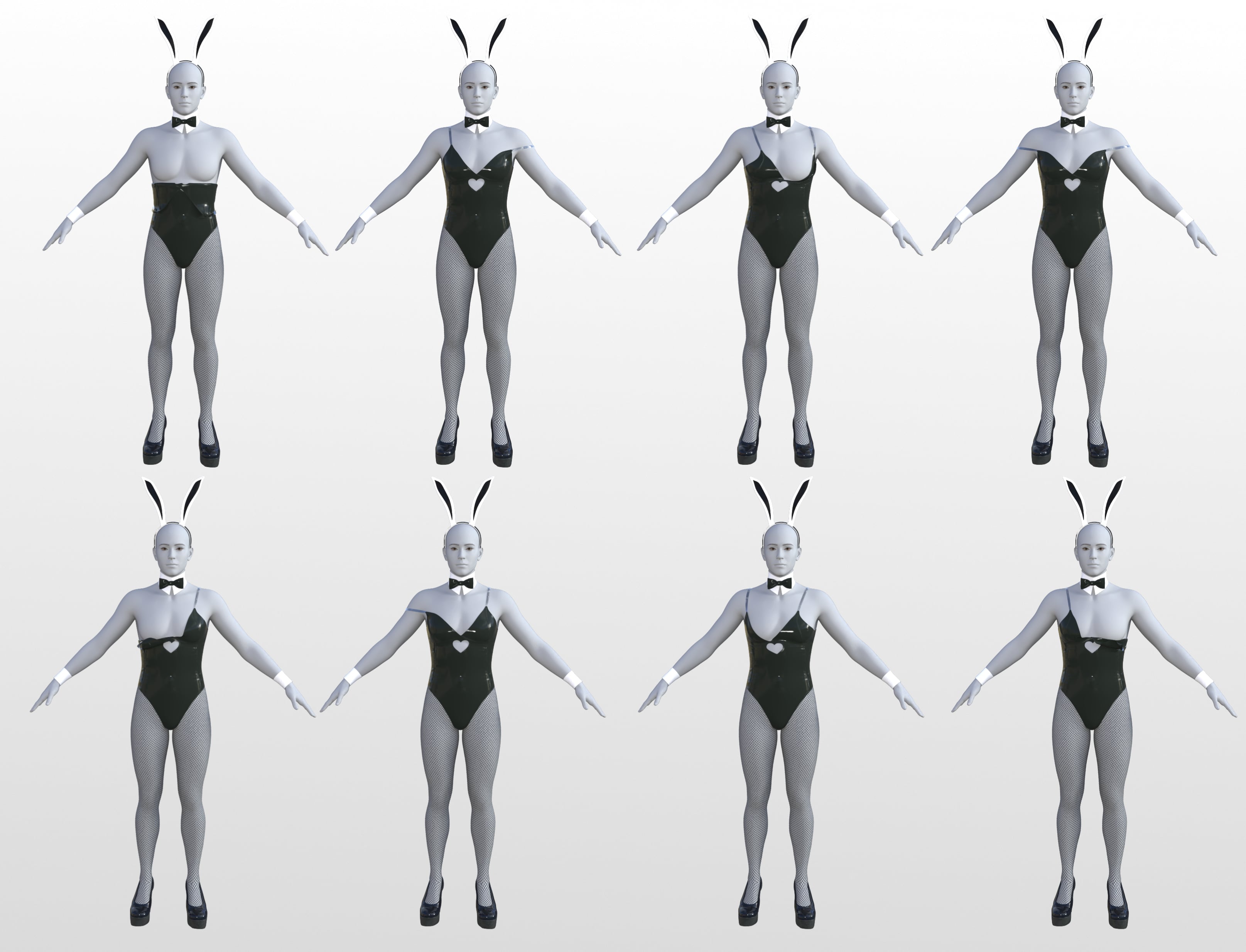 FG Sexy Bunny Outfit for Genesis 9 Daz 3D — free download