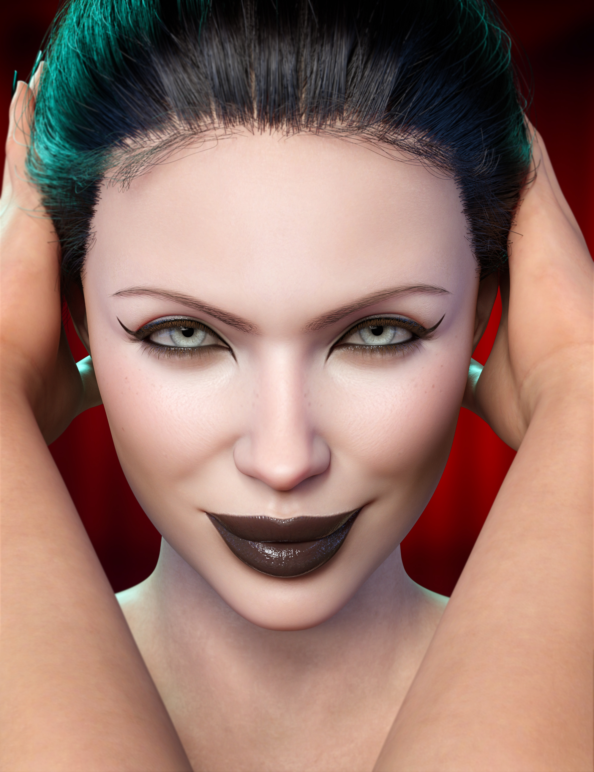 Z Pure Evil Expressions for Genesis 9 by: Zeddicuss, 3D Models by Daz 3D
