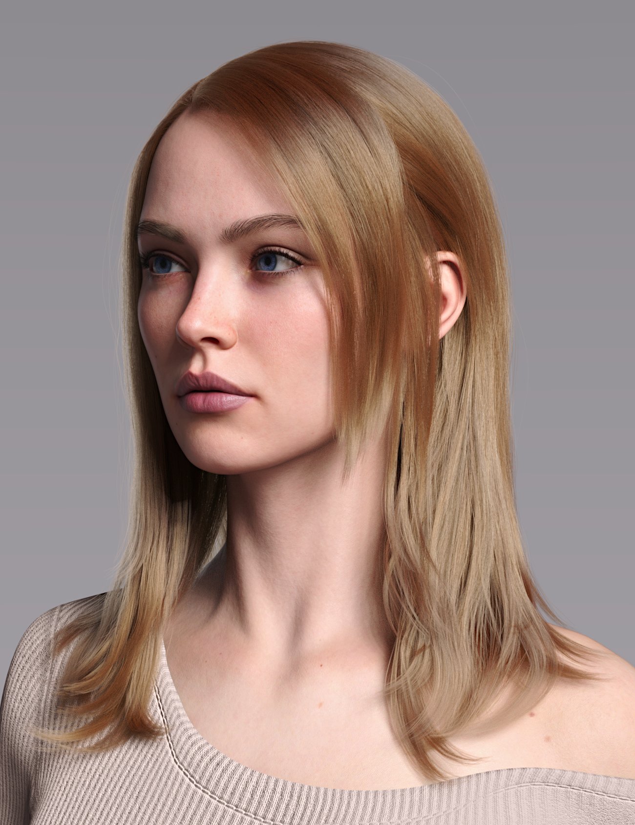 dForce Ellie Hair for Genesis 9