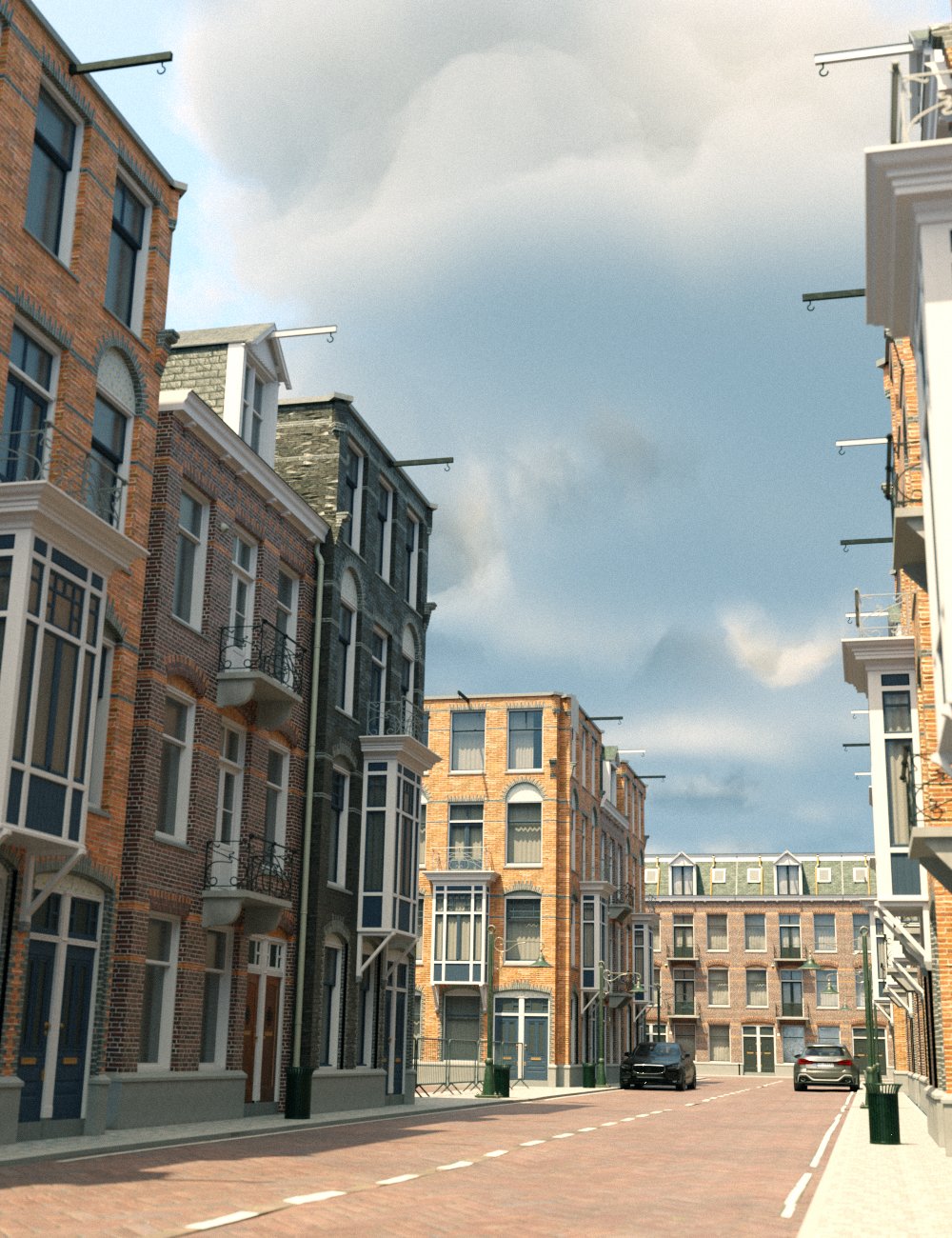 Echo Street Blocks by: Feng, 3D Models by Daz 3D