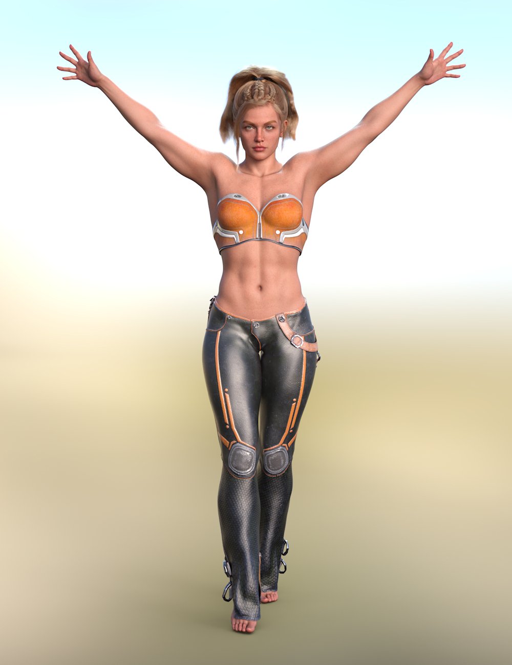 AQ Athletic Morphs for Genesis 9 Feminine by: Aquarius, 3D Models by Daz 3D