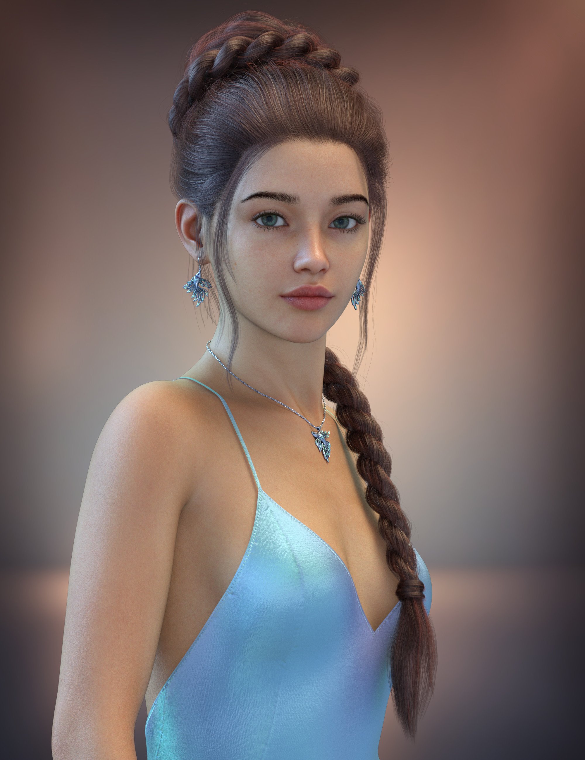 ALO Ione Hair for Genesis 9, 8 and 8.1 Females