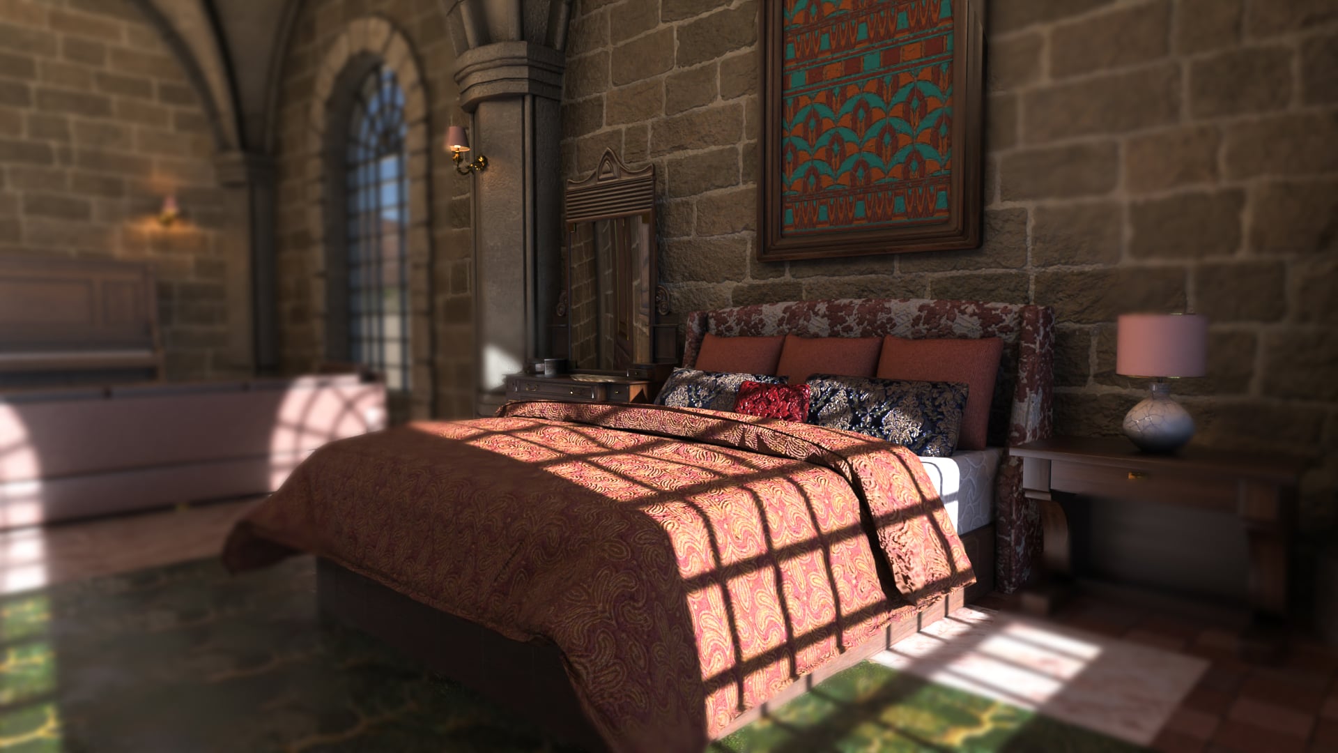 Medieval Castle Bedroom | Daz 3D