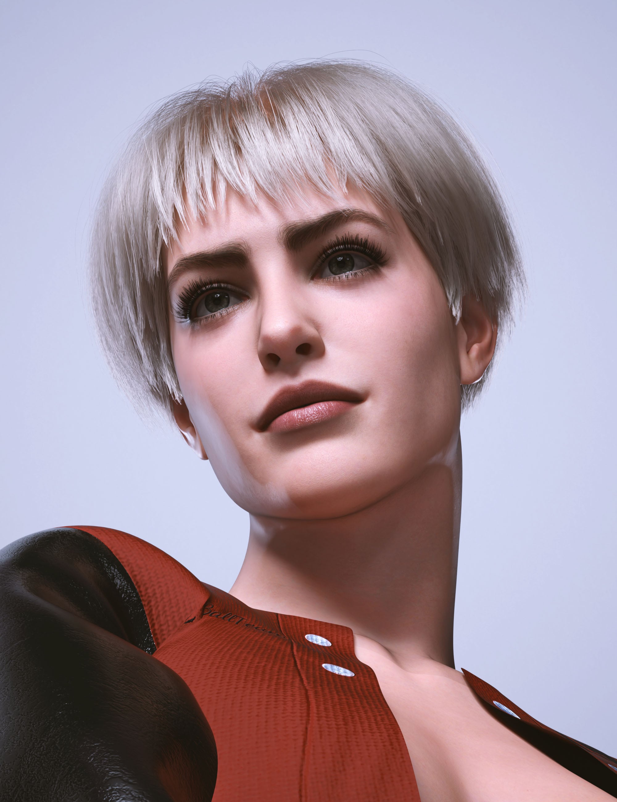 dForce AK Tidy Hair for Genesis 9 by: Art Ken, 3D Models by Daz 3D