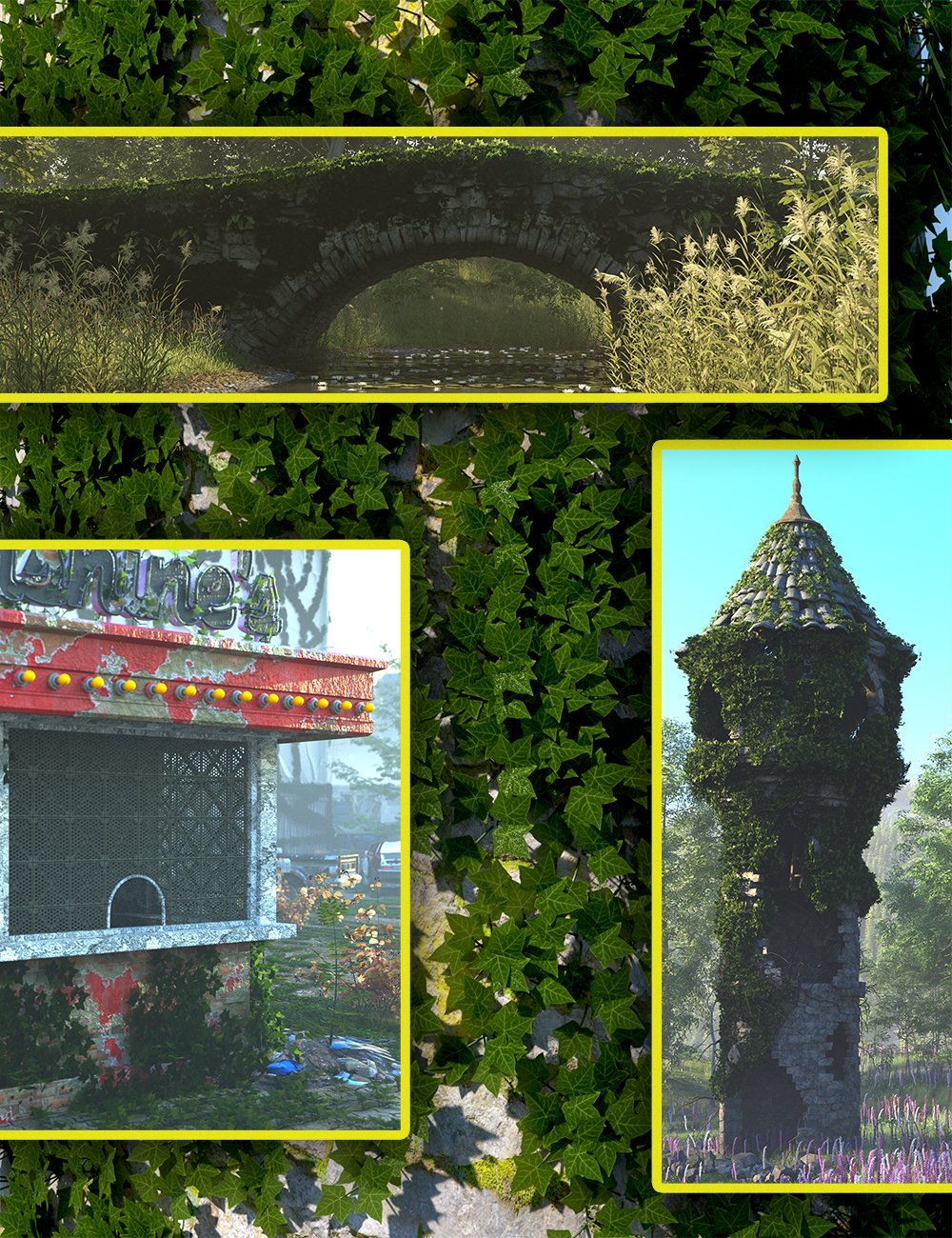 Scatters - Ivy - With Ultra Scatter 2 Presets