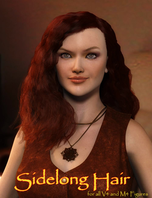 Sidelong Hair by: PhilW, 3D Models by Daz 3D