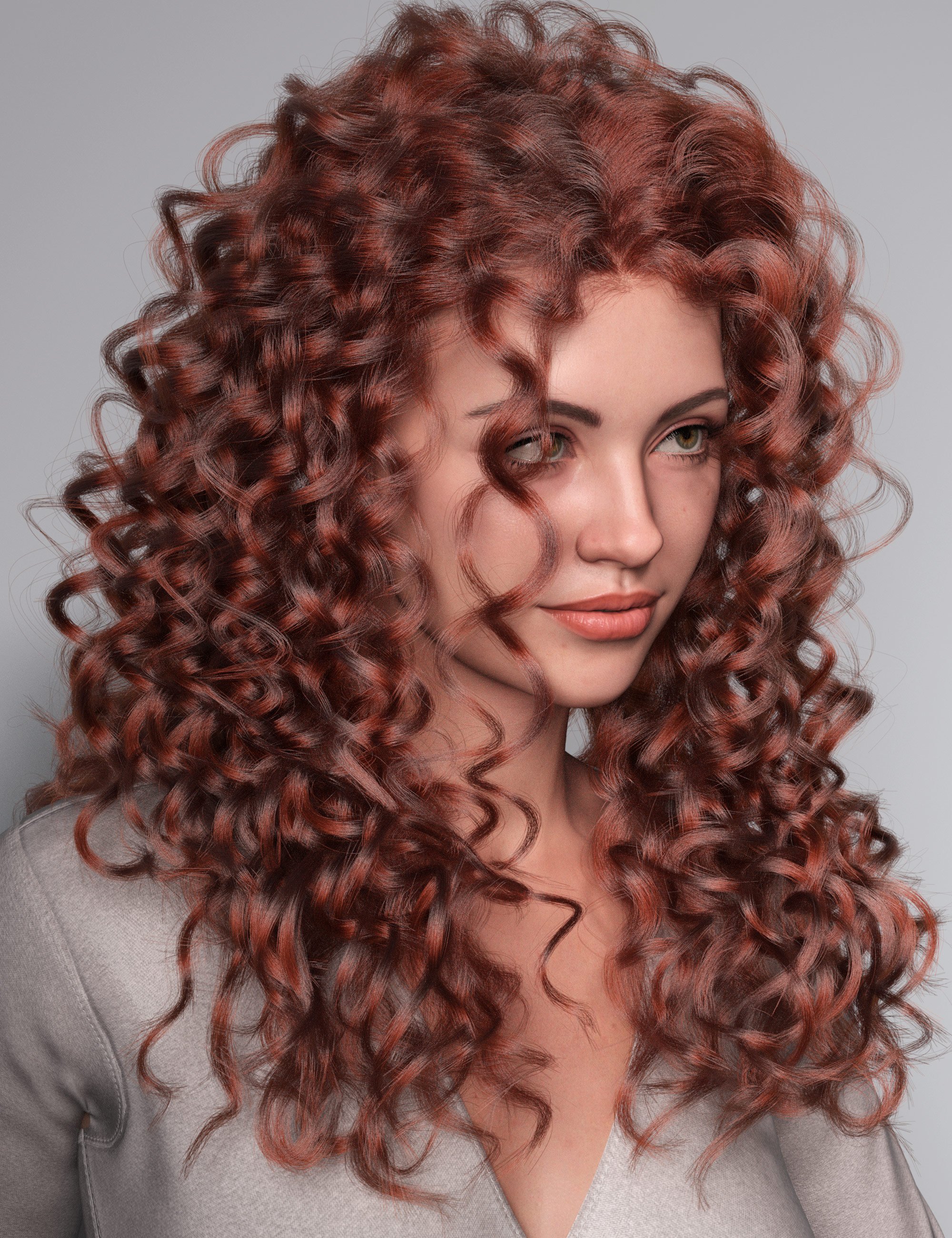 dForce Strand-Based Long Curls Hair for Genesis 9 and Genesis 8 Female dForce Strand-Based Long Curls Hair for Genesis 9 and Genesis 8 Female