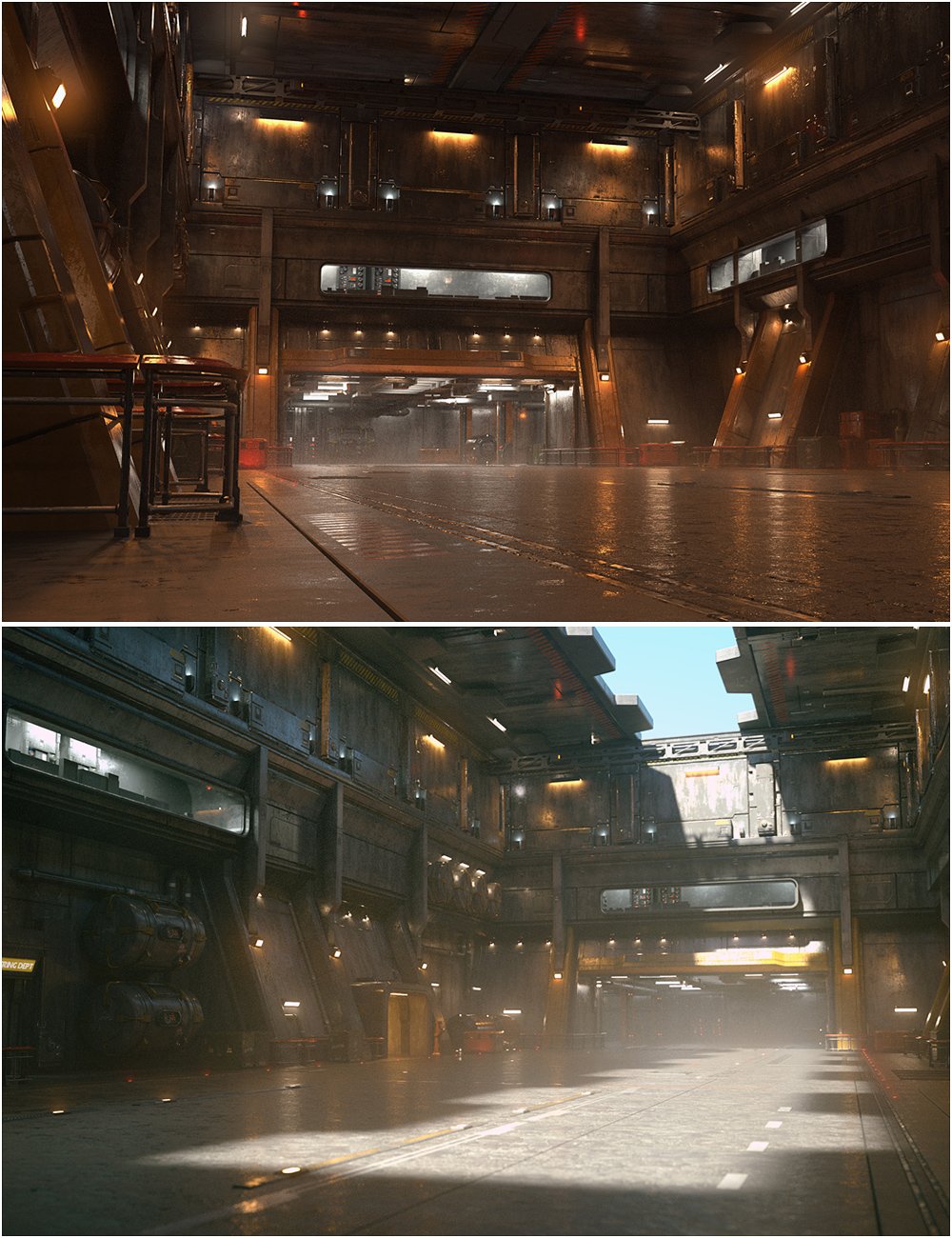 Hangar X by: Stonemason, 3D Models by Daz 3D