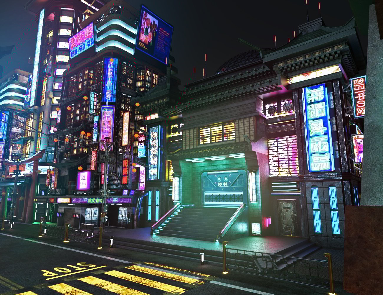 XI Cyber Japan Street