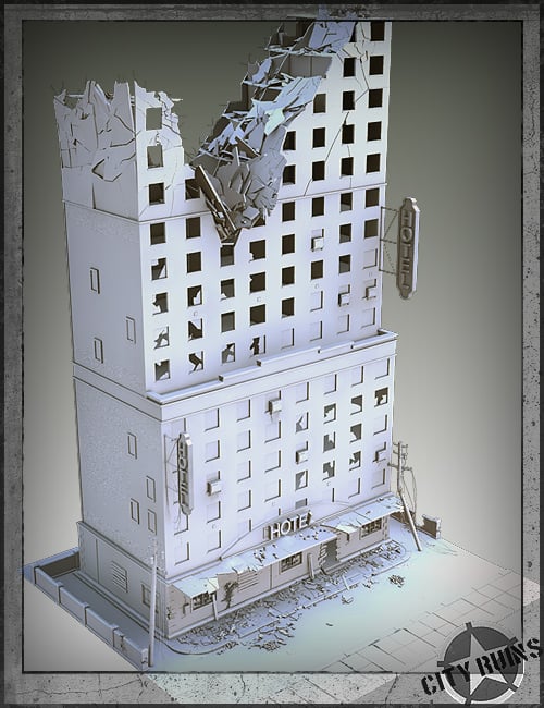 City Ruins Building 02