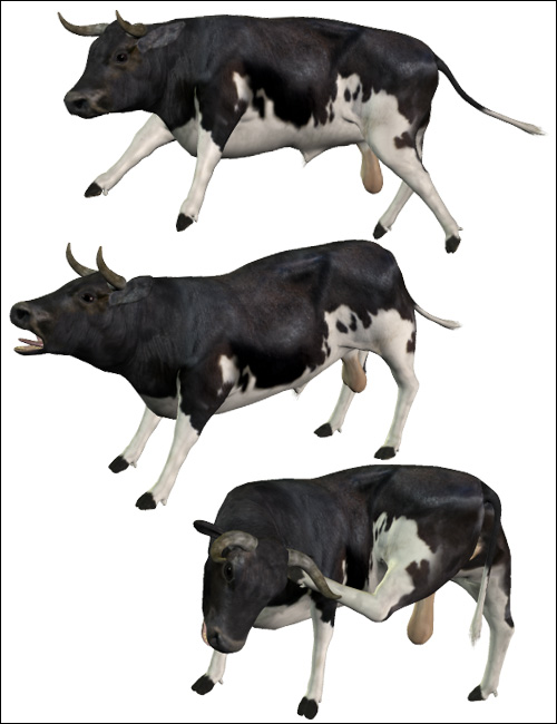 Noggin's Bull and Calf Noggin's Bull and Calf by: noggin, 3D Models by Daz 3D