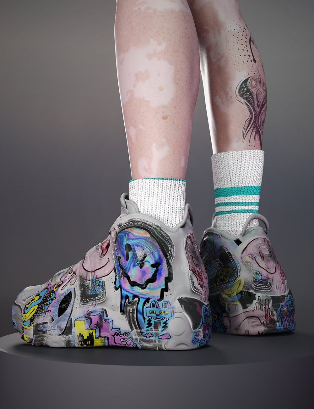 Nyx Chunky Sneakers for Genesis 9