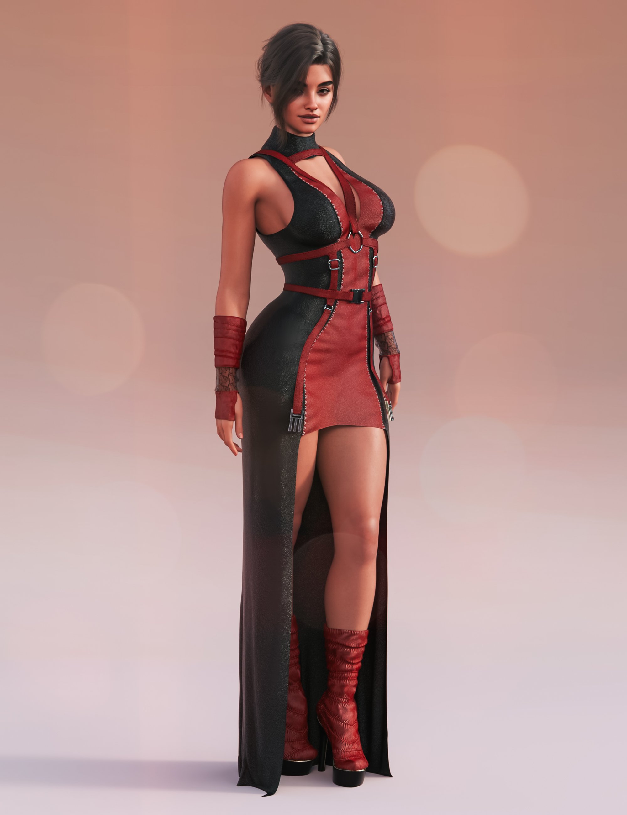 dForce M8 Dominion Eclipse Dress for Genesis 9