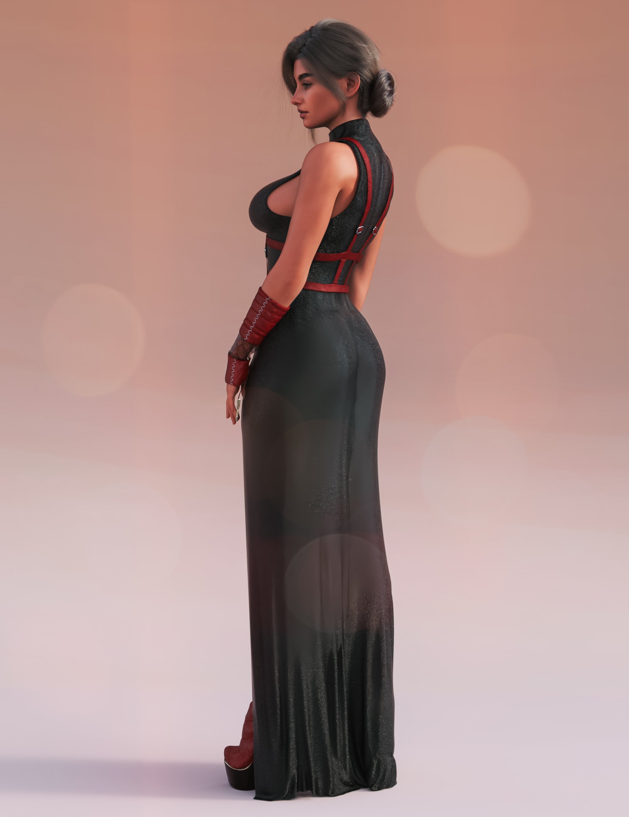 dForce M8 Dominion Eclipse Dress for Genesis 9