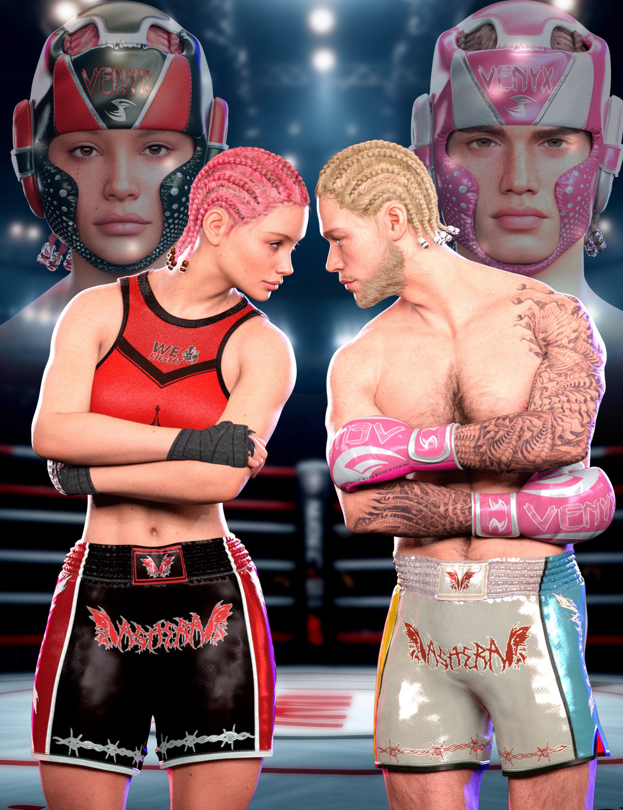 Final Round Ultimate Bundle by: Otart, 3D Models by Daz 3D