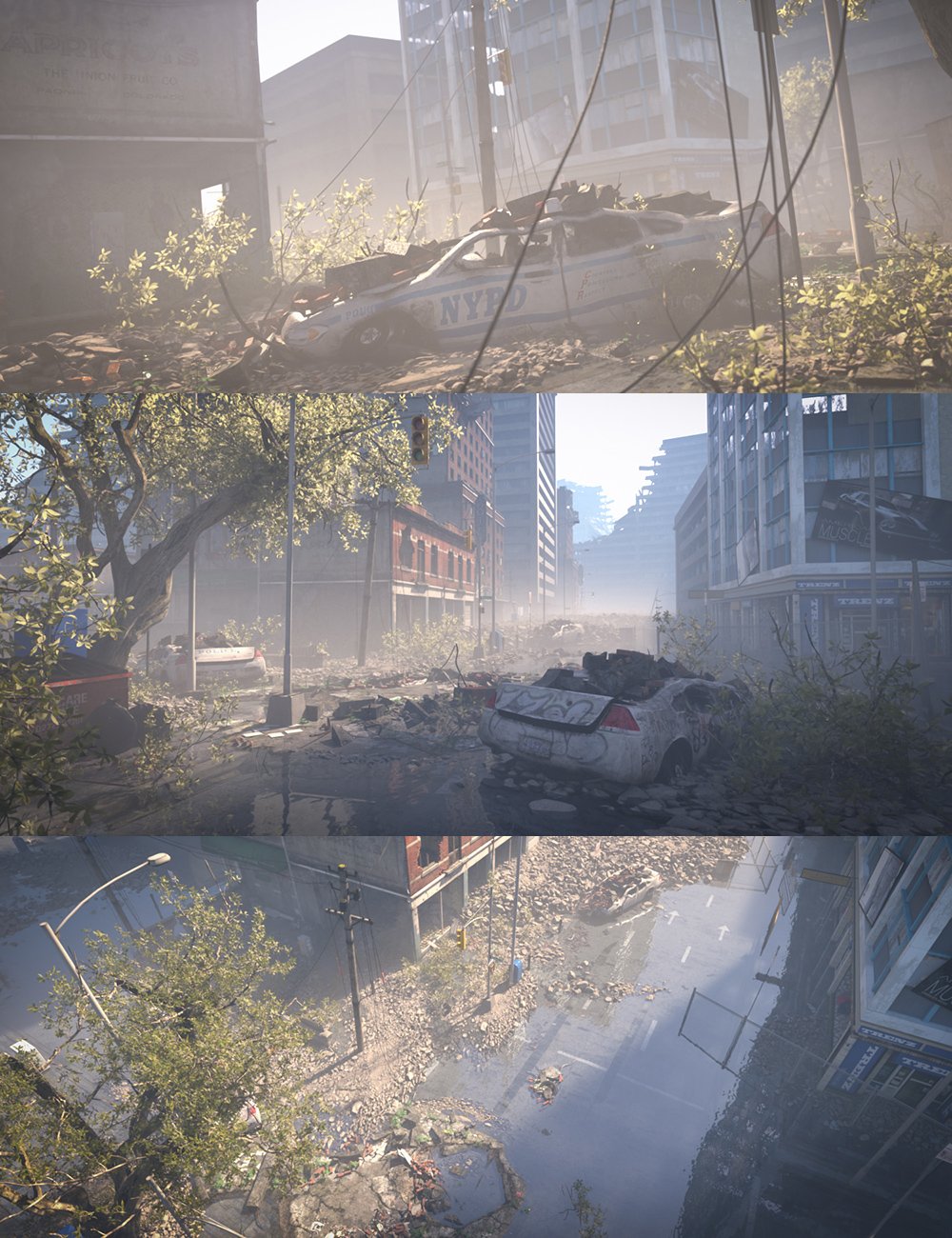 Urban Wasteland For Urban Sprawl 3 by: Dreamlight, 3D Models by Daz 3D