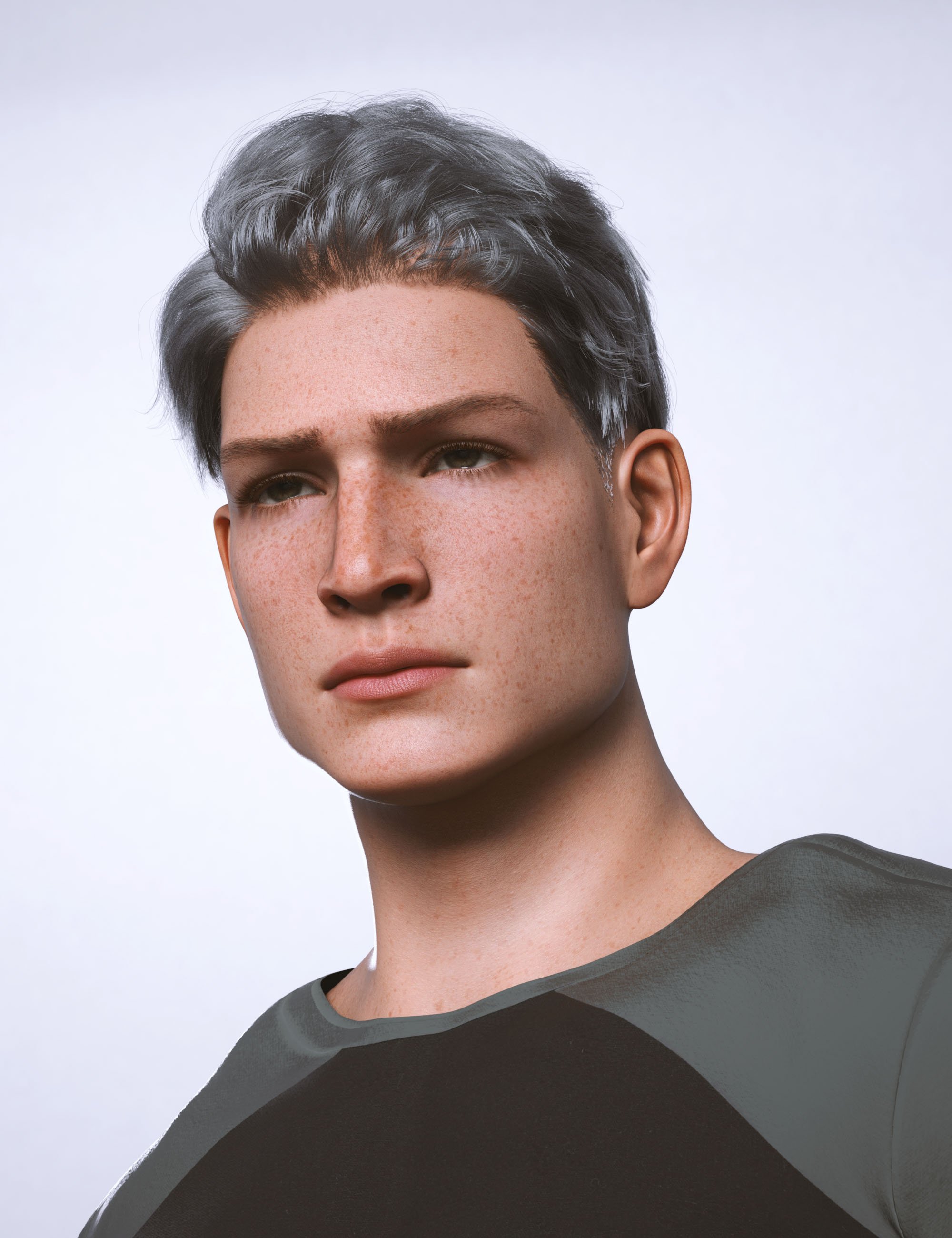 AK Dignified Hair for Genesis 9