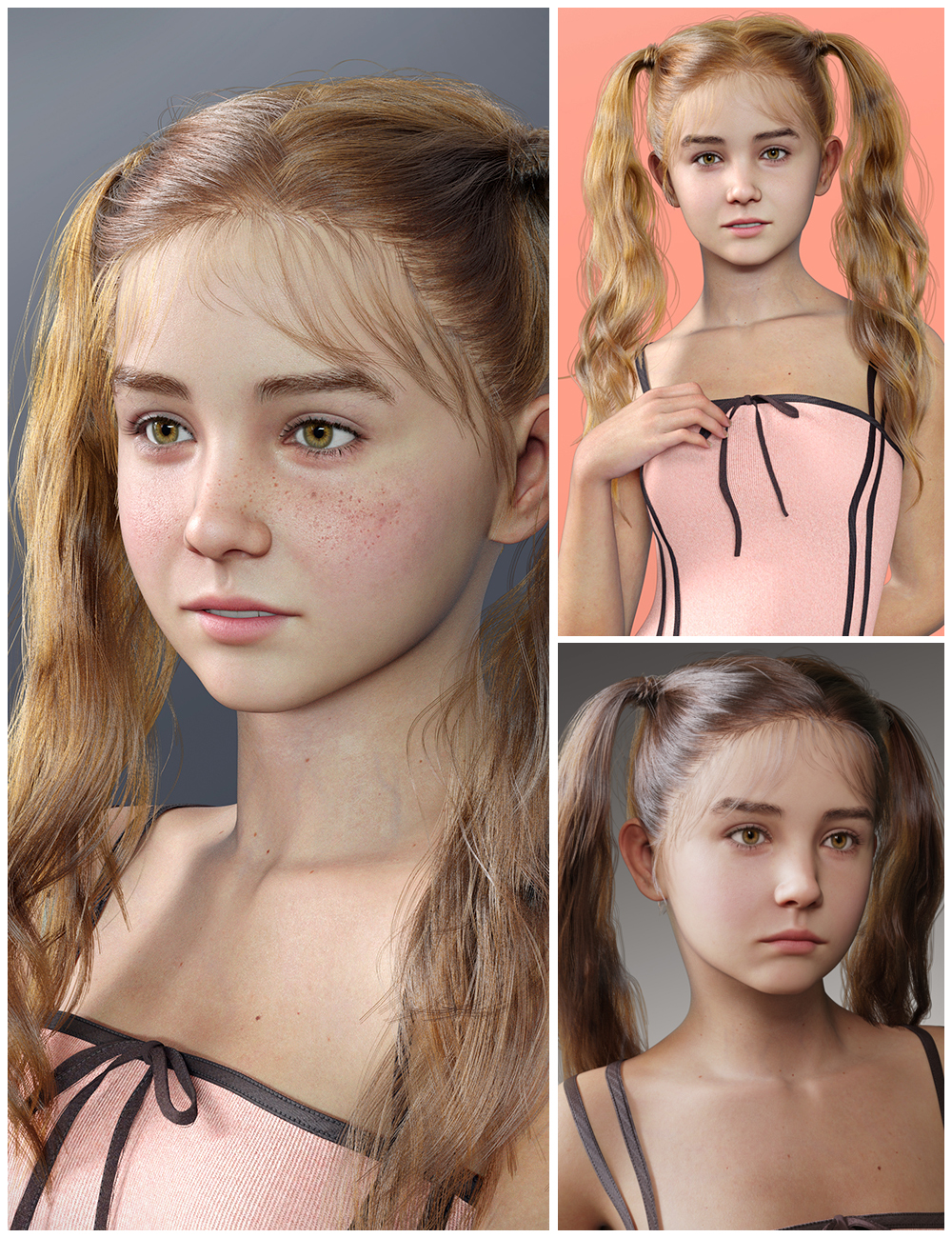 MB Thida for Genesis 9 Bundle by: Magic Brush, 3D Models by Daz 3D