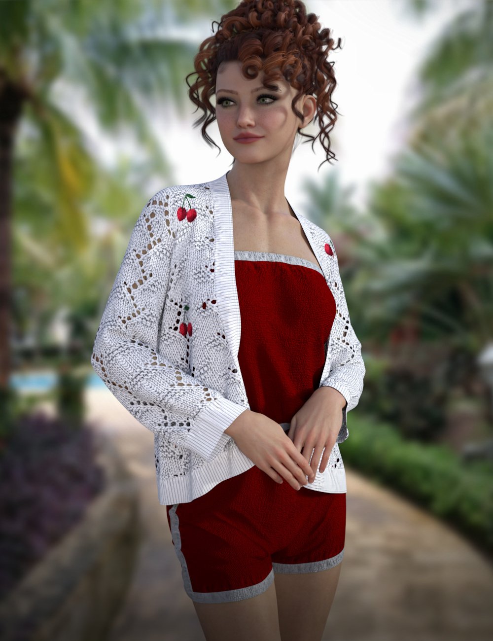 dForce Retro Romper for Genesis 9 and 8 Female