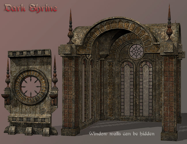DMs Dark Shrine by: Daniemarforno, 3D Models by Daz 3D