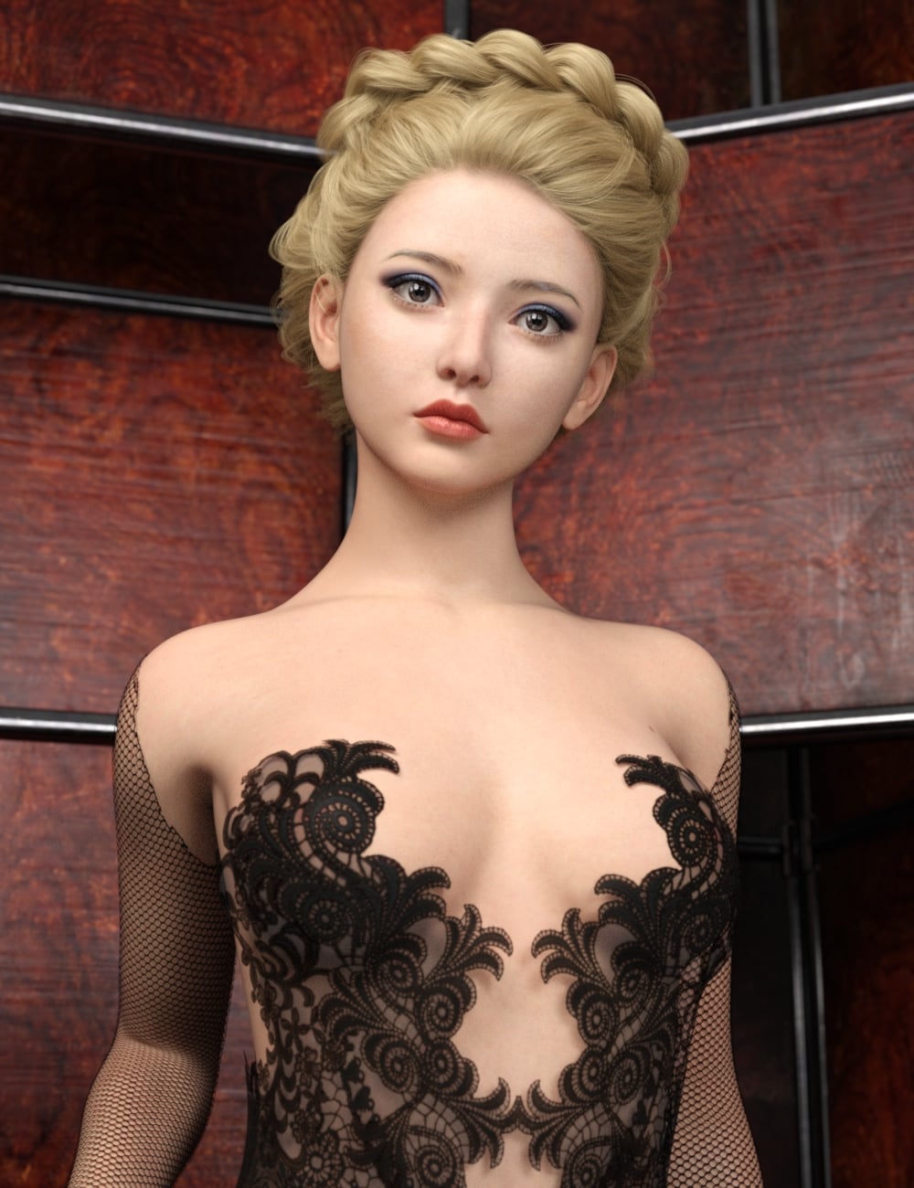EG JDNC Hair, Akld, and EG Lovely Poses for Genesis 9 Bundle by: Ergou, 3D Models by Daz 3D