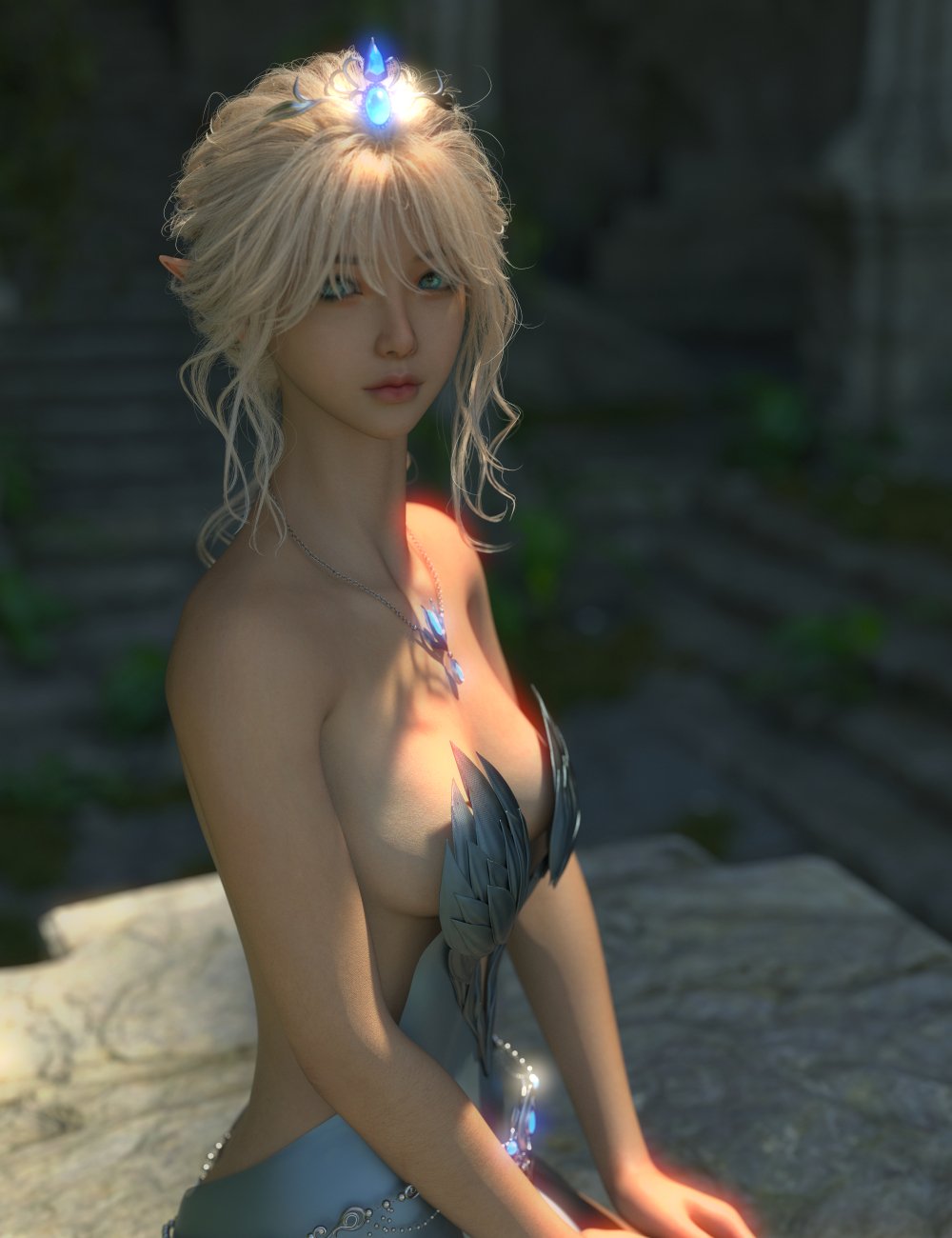 Lala Princess Ice for Genesis 9 Feminine