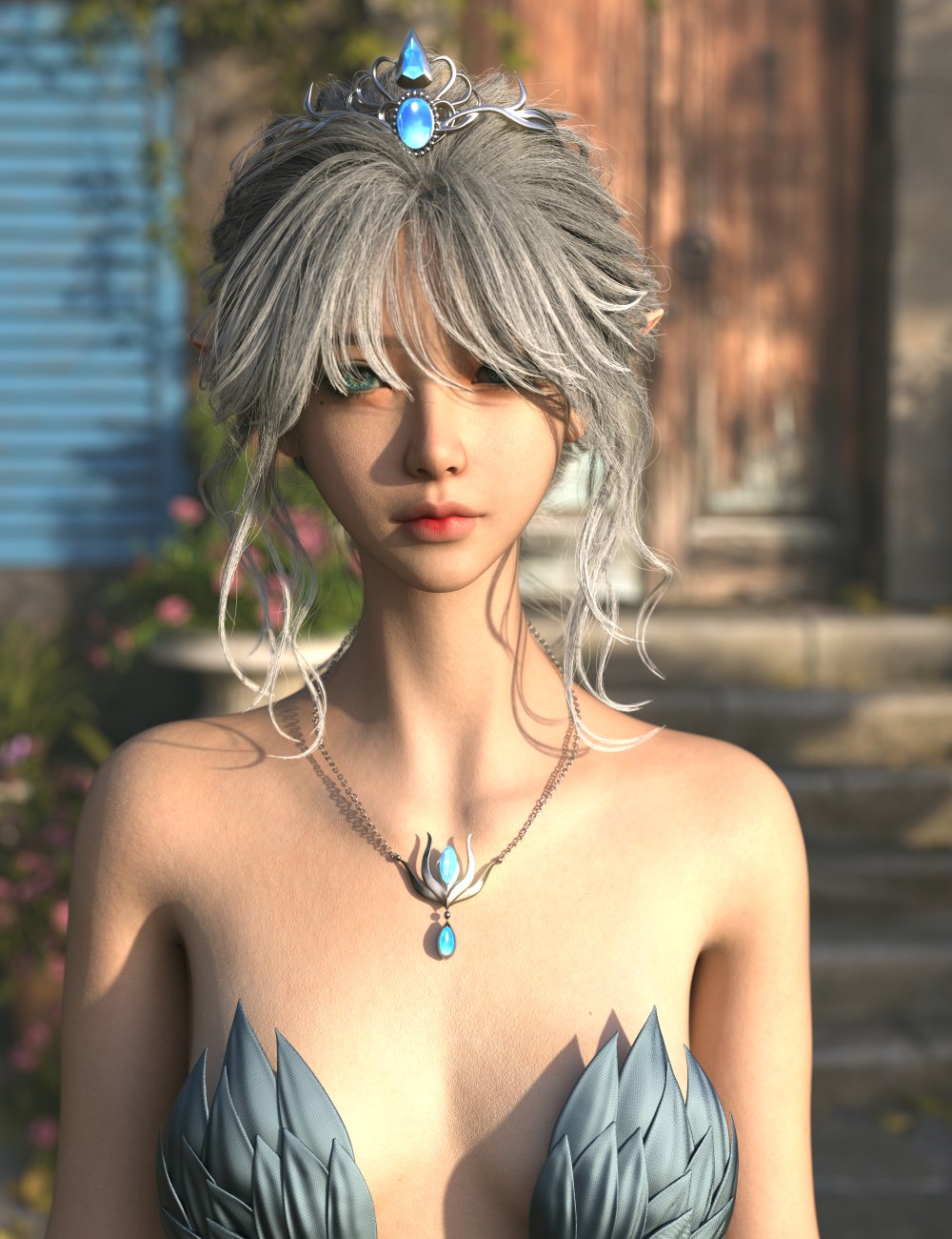 Lala Princess Ice for Genesis 9 Feminine