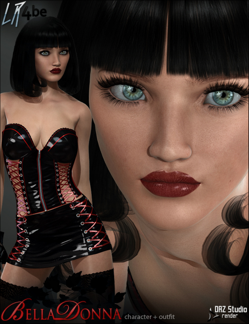 BellaDonna and Lady of Abyss Bundle by: 4blueyesLiquid Rust, 3D Models by Daz 3D