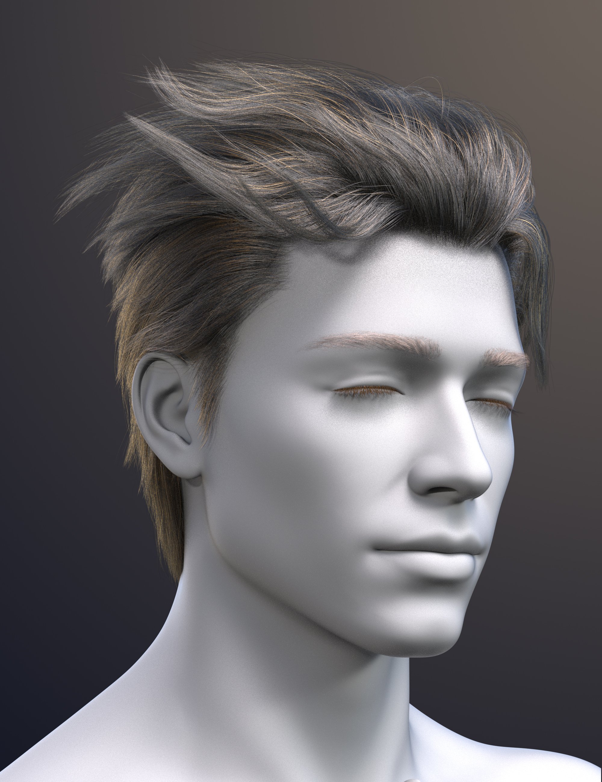 dForce Strand-Based FE Dragon Beard Back Hair for Genesis 9 dForce Strand-Based FE Dragon Beard Back Hair for Genesis 9