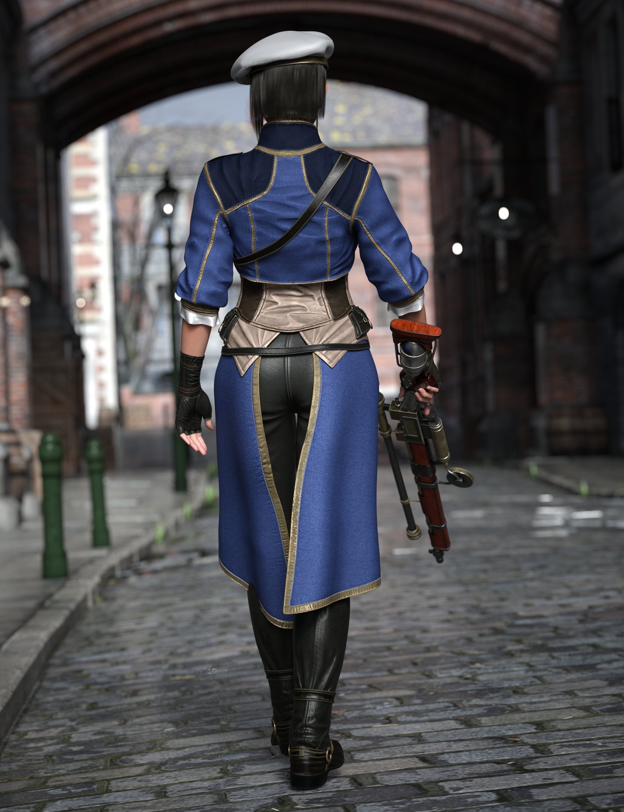 dForce City Enforcers Outfit for Genesis 9