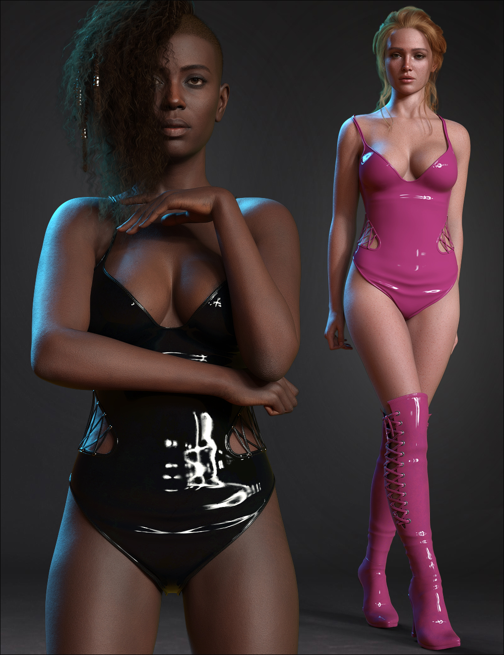 Nocturne Outfit Set for Genesis 9 by: Mytilus, 3D Models by Daz 3D