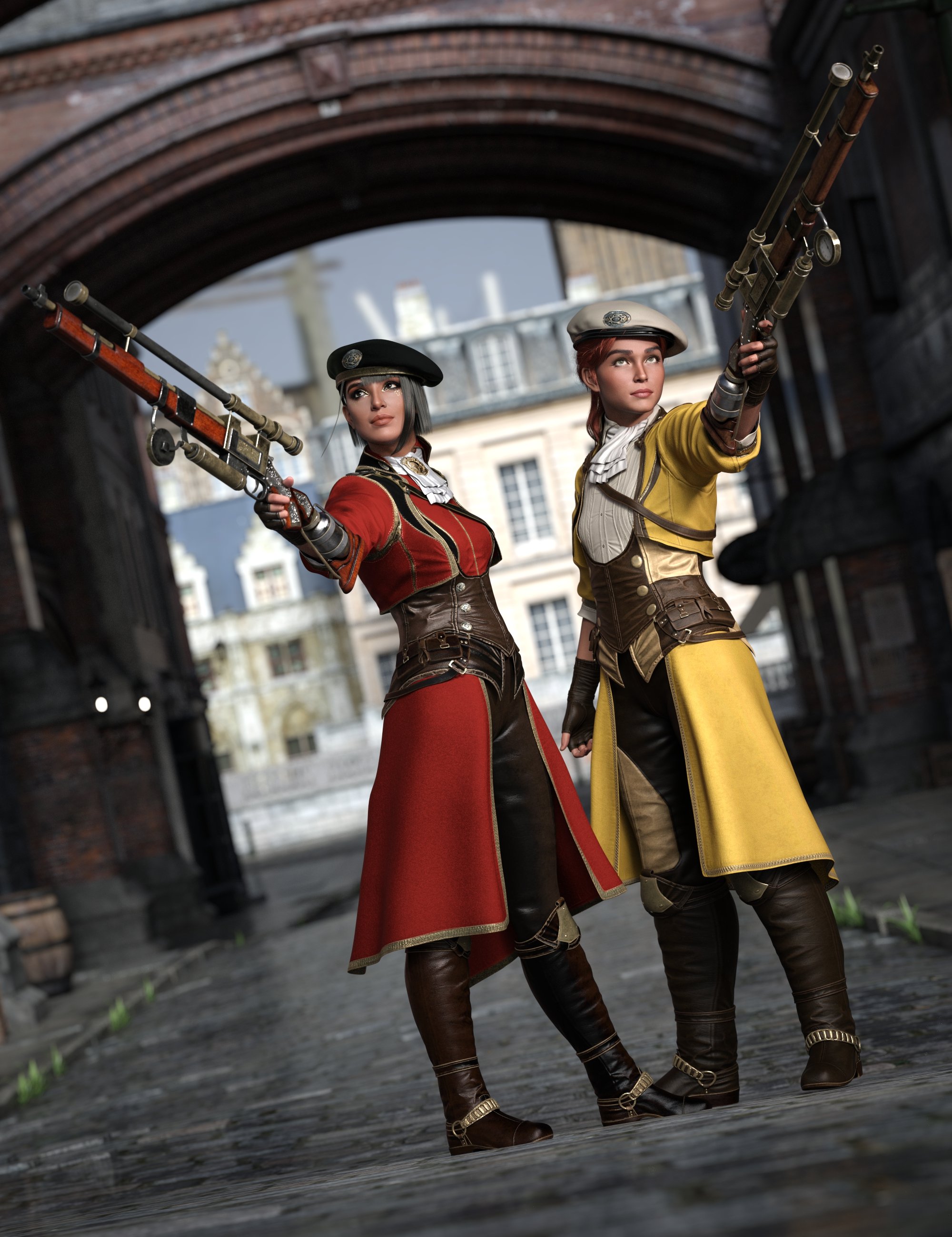 dForce City Enforcers Outfit Texture Add-On