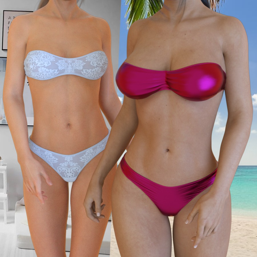 F3D Hot & Casual Set by: Fashionista 3D, 3D Models by Daz 3D
