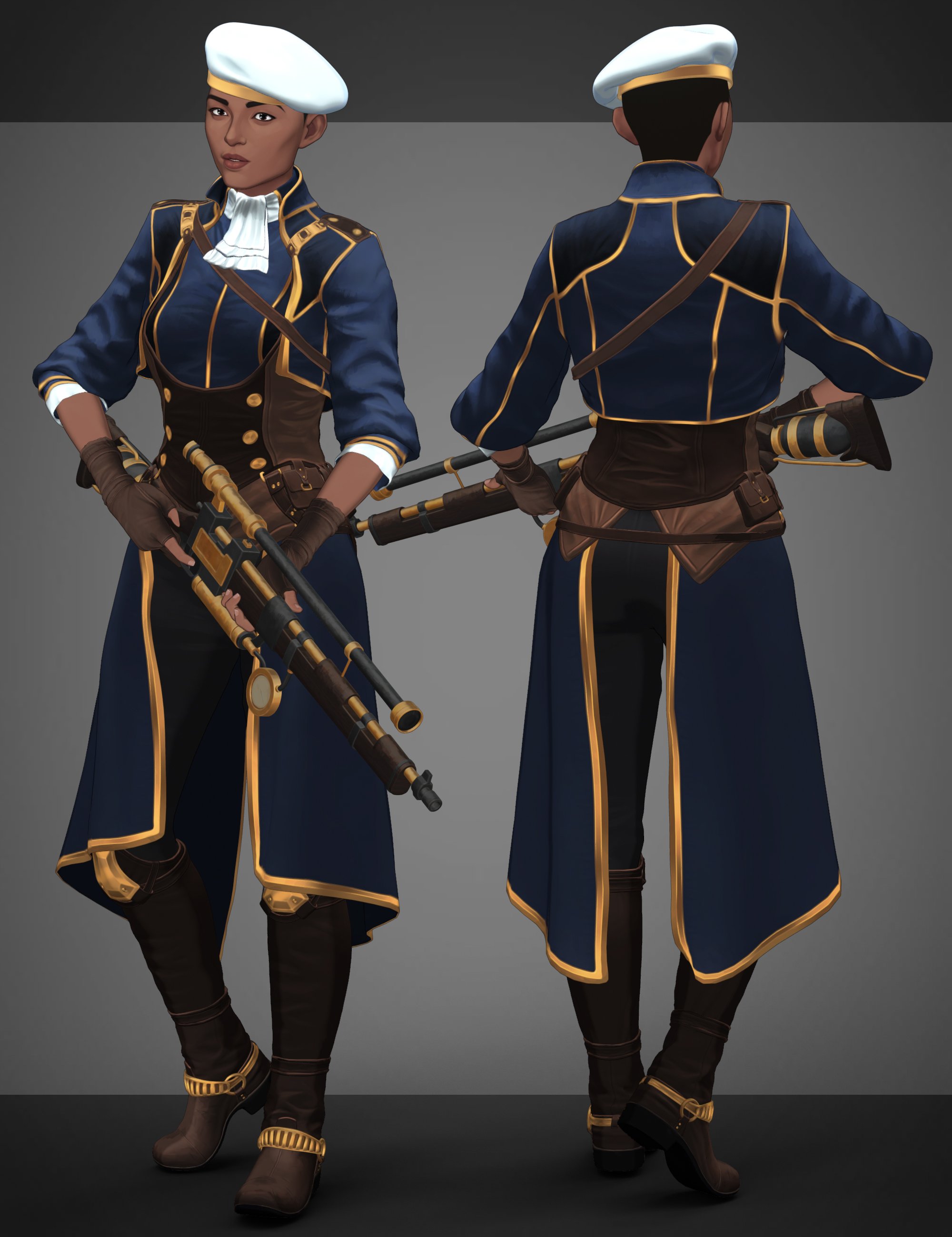 dForce City Enforcers Outfit FilaToon Add-On