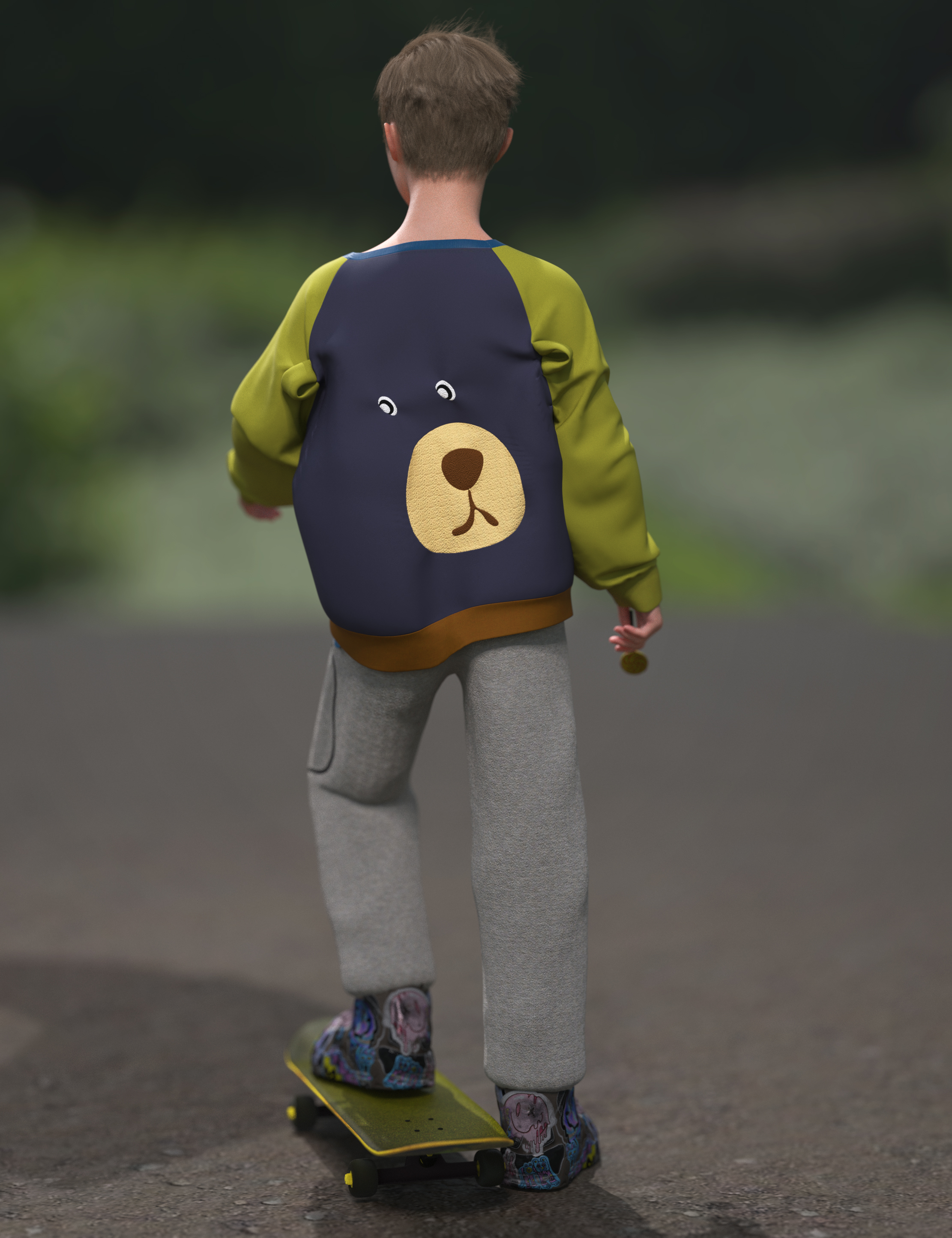 dForce Kiddo Pajama for Genesis 9