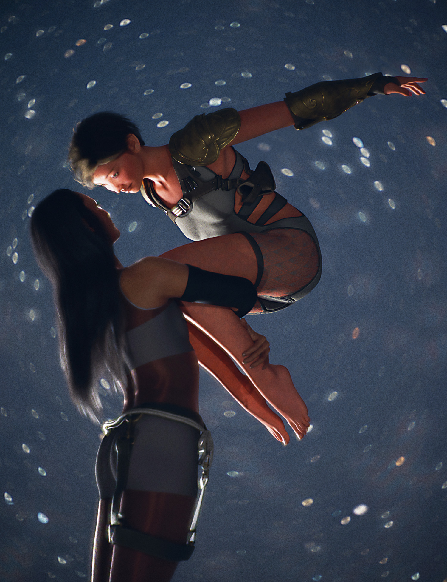 Artful Pairs - Set 01 for Genesis 9 by: Saints By Saints, 3D Models by Daz 3D