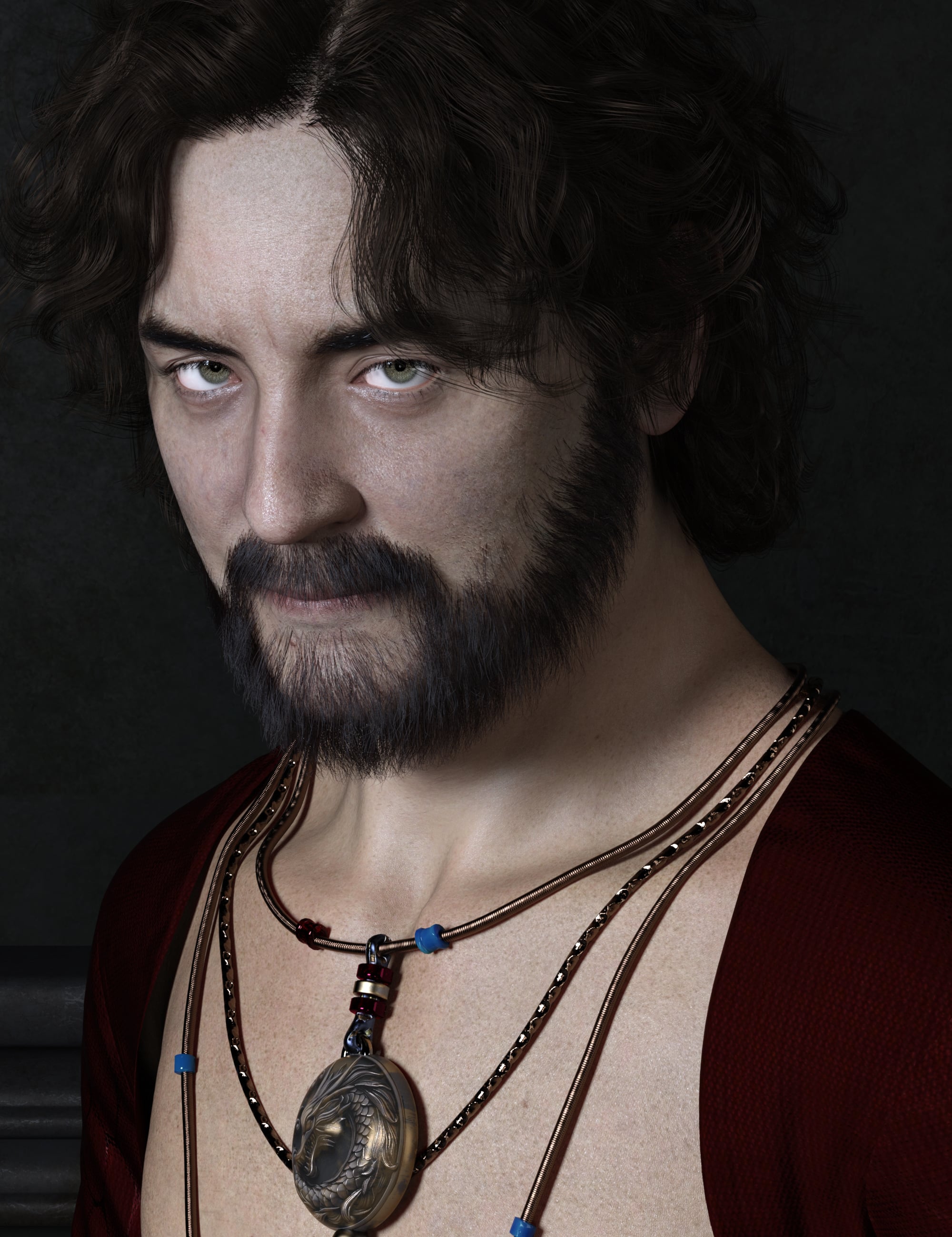 Phx Kane HD for Genesis 9 Masculine by: Phoenix1966, 3D Models by Daz 3D