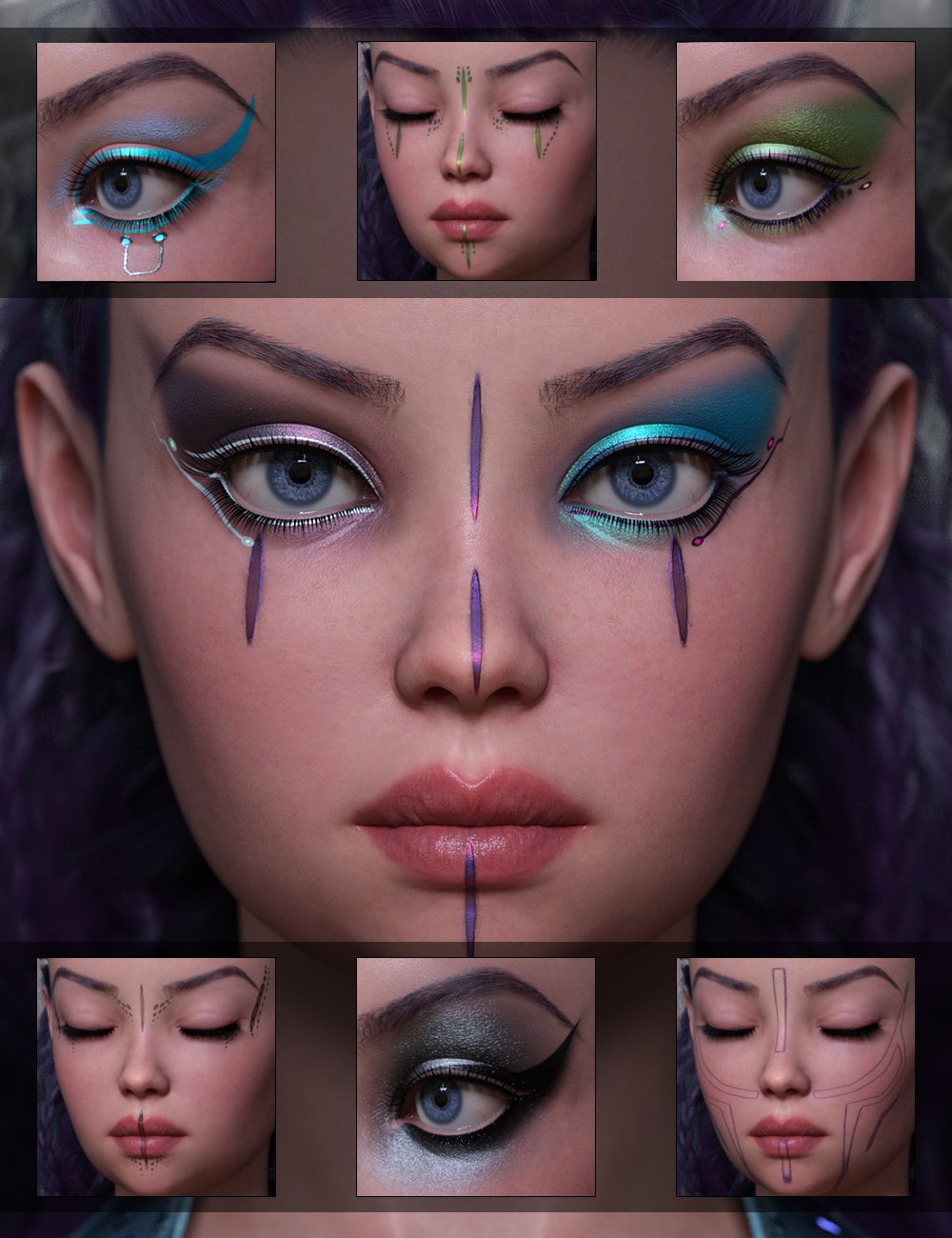 Utopia Sci-Fi Makeup Builder for Genesis 9