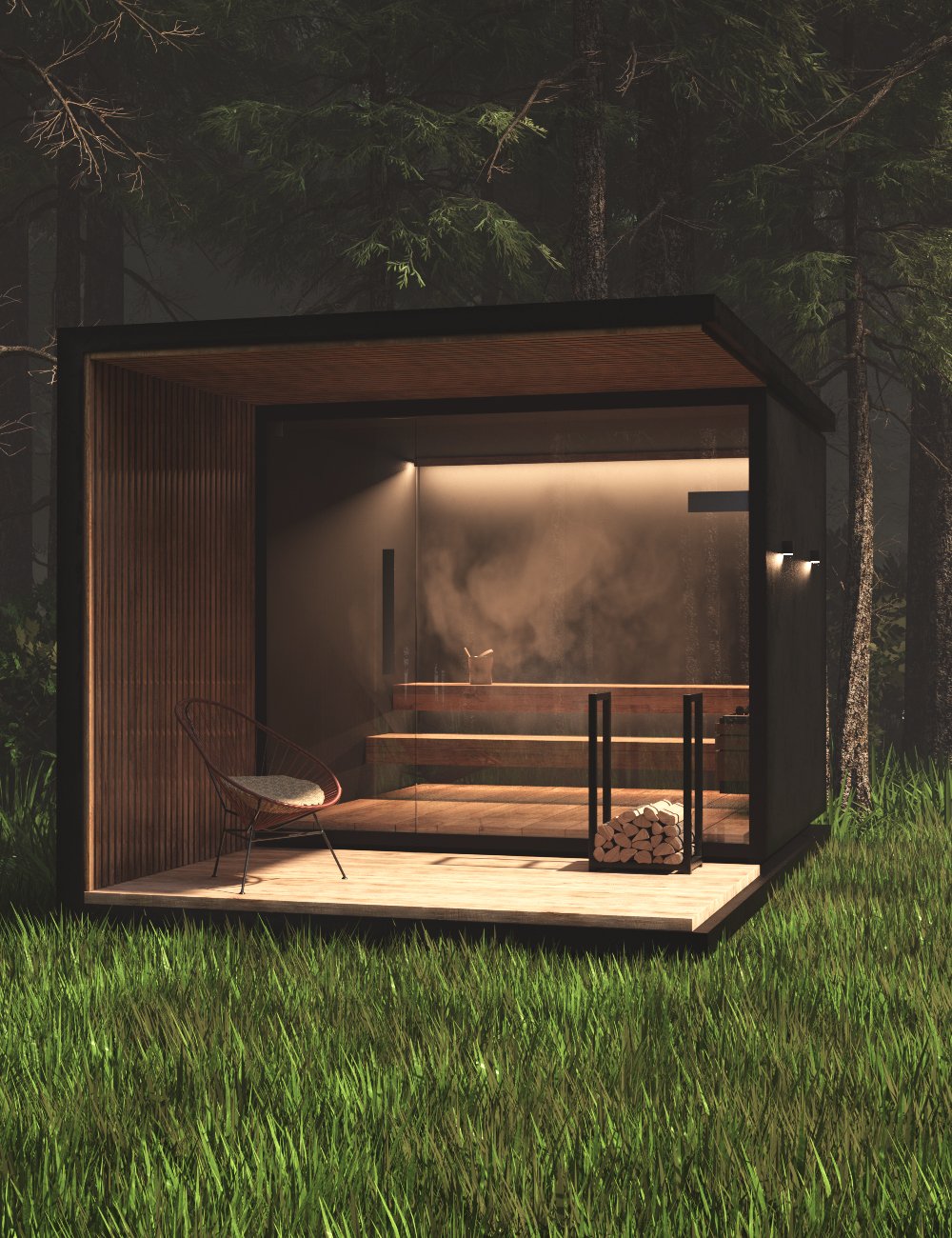 D Modern Sauna