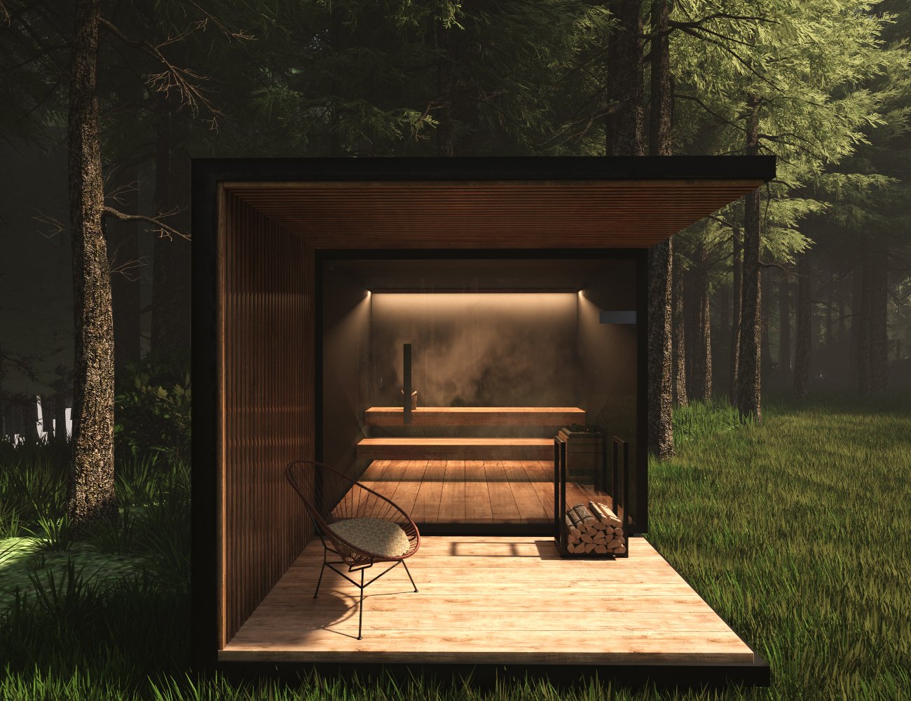 D Modern Sauna
