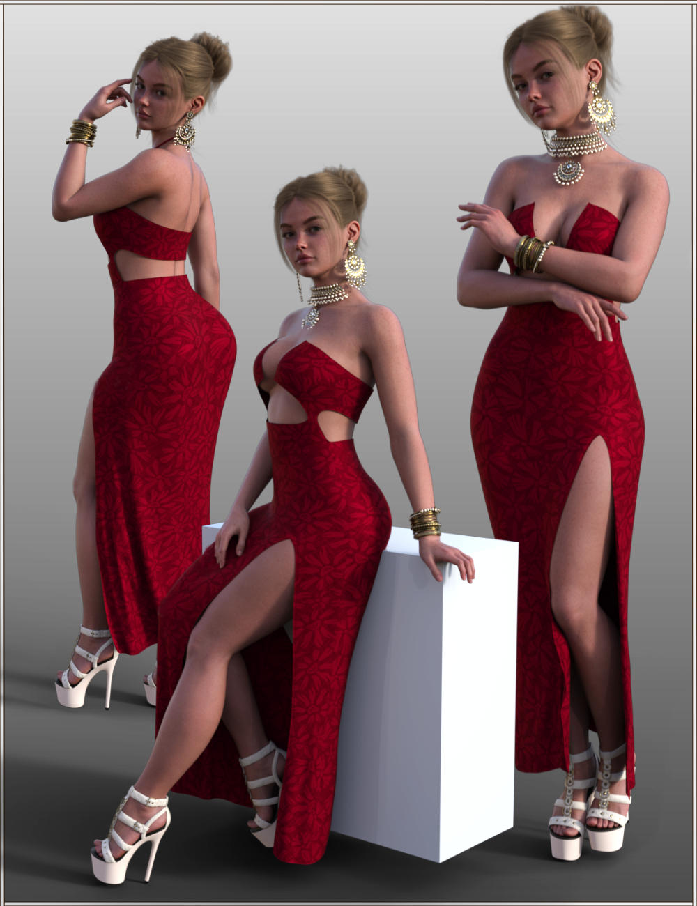 WP Feminine Pose Collection for Genesis 9 by: White Phoenix, 3D Models by Daz 3D