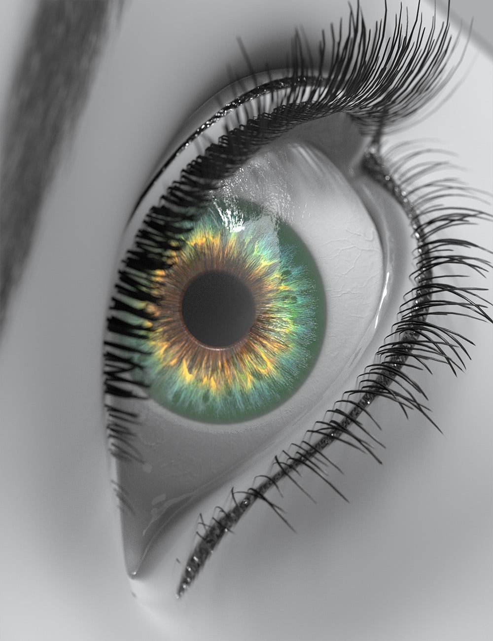 Irregular Iris Builder for Genesis 9 by: ForbiddenWhispers, 3D Models by Daz 3D