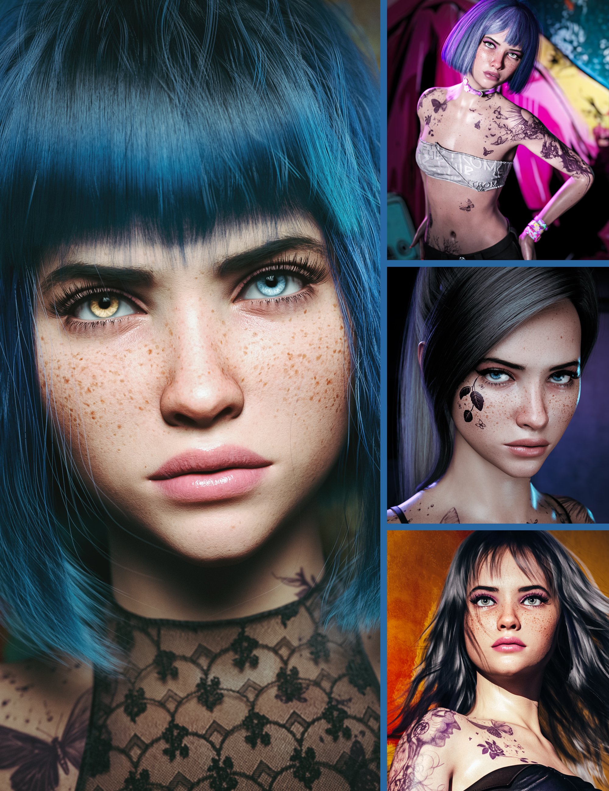 CJ Camile 8K HD For Genesis 9 by: Colm Jackson, 3D Models by Daz 3D